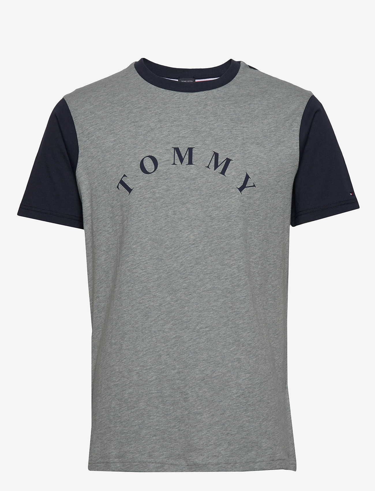 Tommy Hilfiger - CN SS TEE LOGO - grey heather - 0