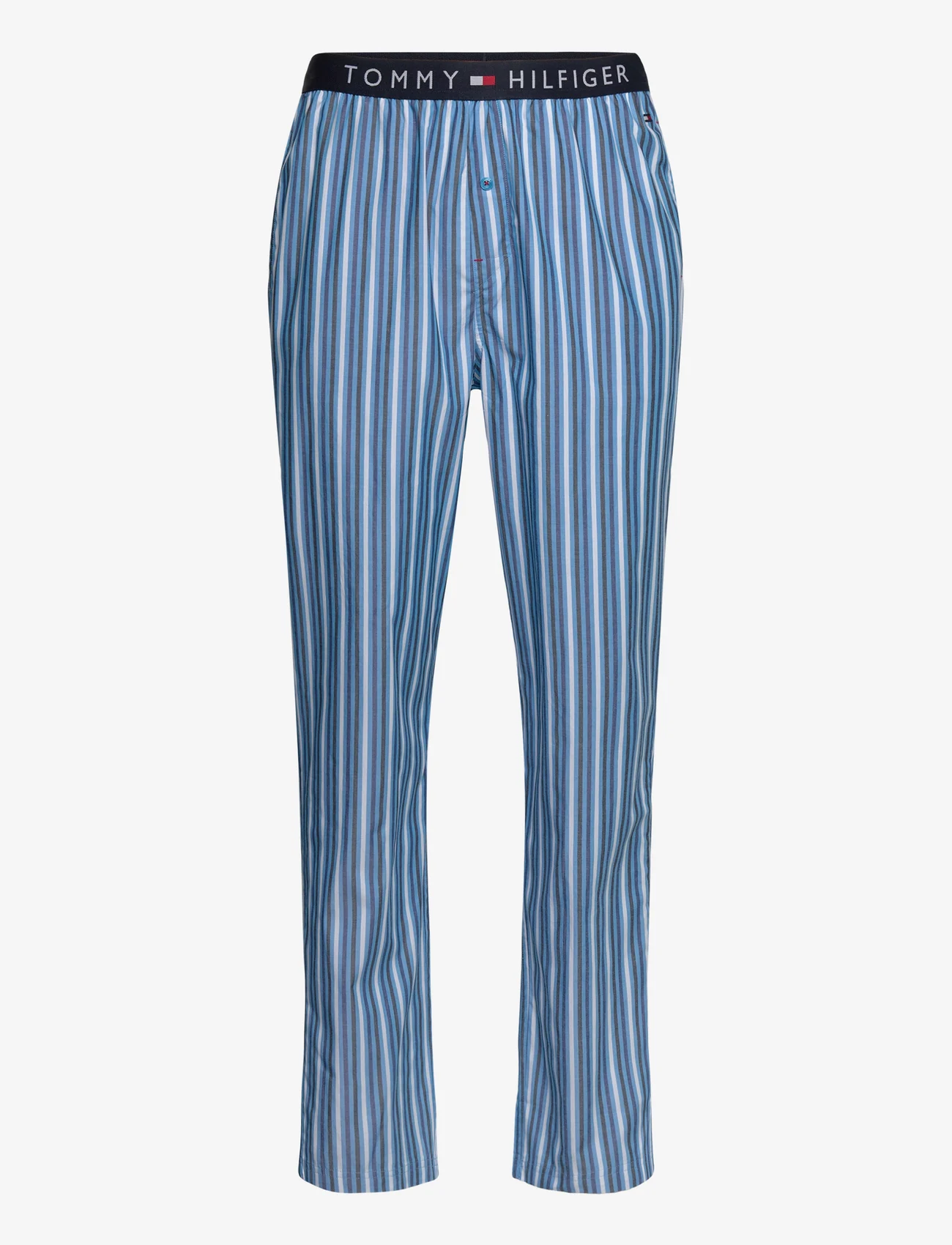Tommy Hilfiger - WOVEN PANT PRINT - pyjamahousut - colourful large ithaca / glam blue - 0