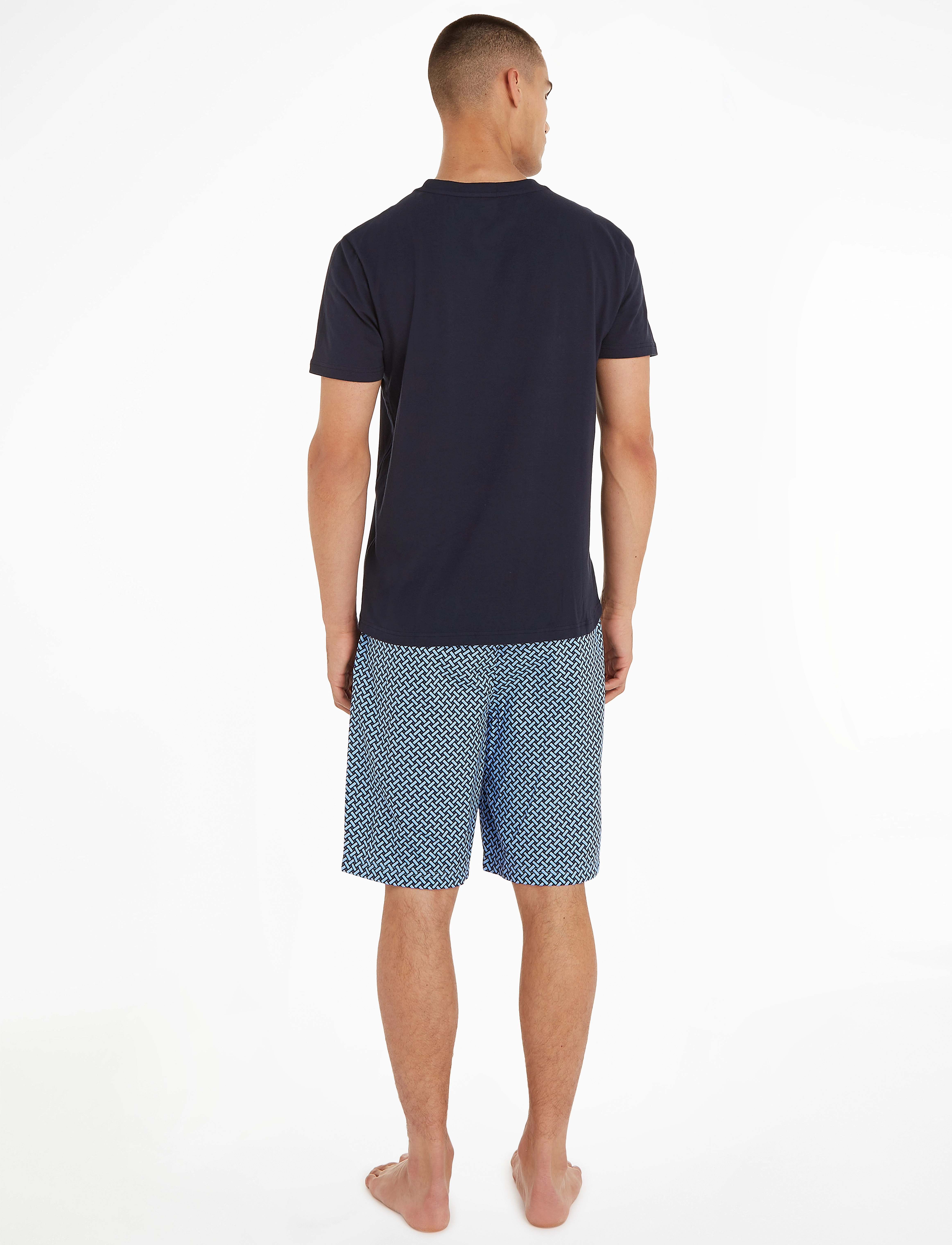 Tommy Hilfiger - CN SS SHORT WOVEN SET - desert sky / geo vessel blue - 2