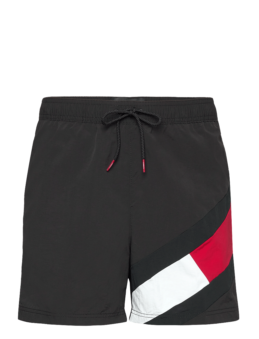 Tommy Hilfiger - SF MEDIUM DRAWSTRING - swim shorts - black - 1