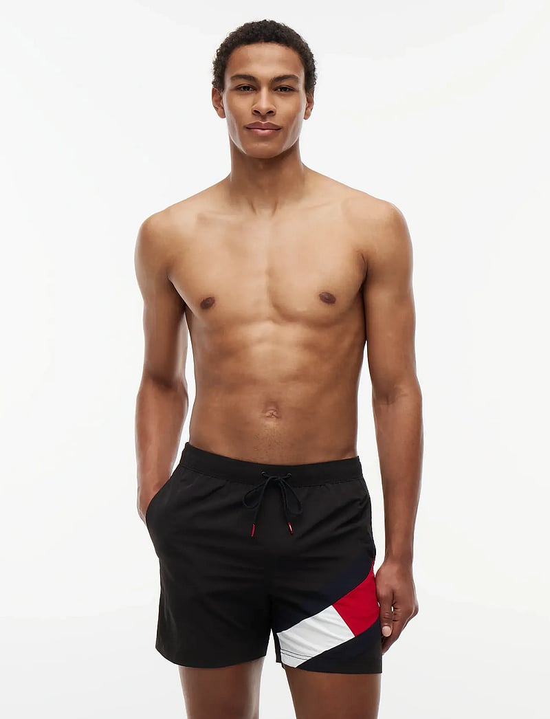 Tommy Hilfiger - SF MEDIUM DRAWSTRING - zwembroeken - black - 0