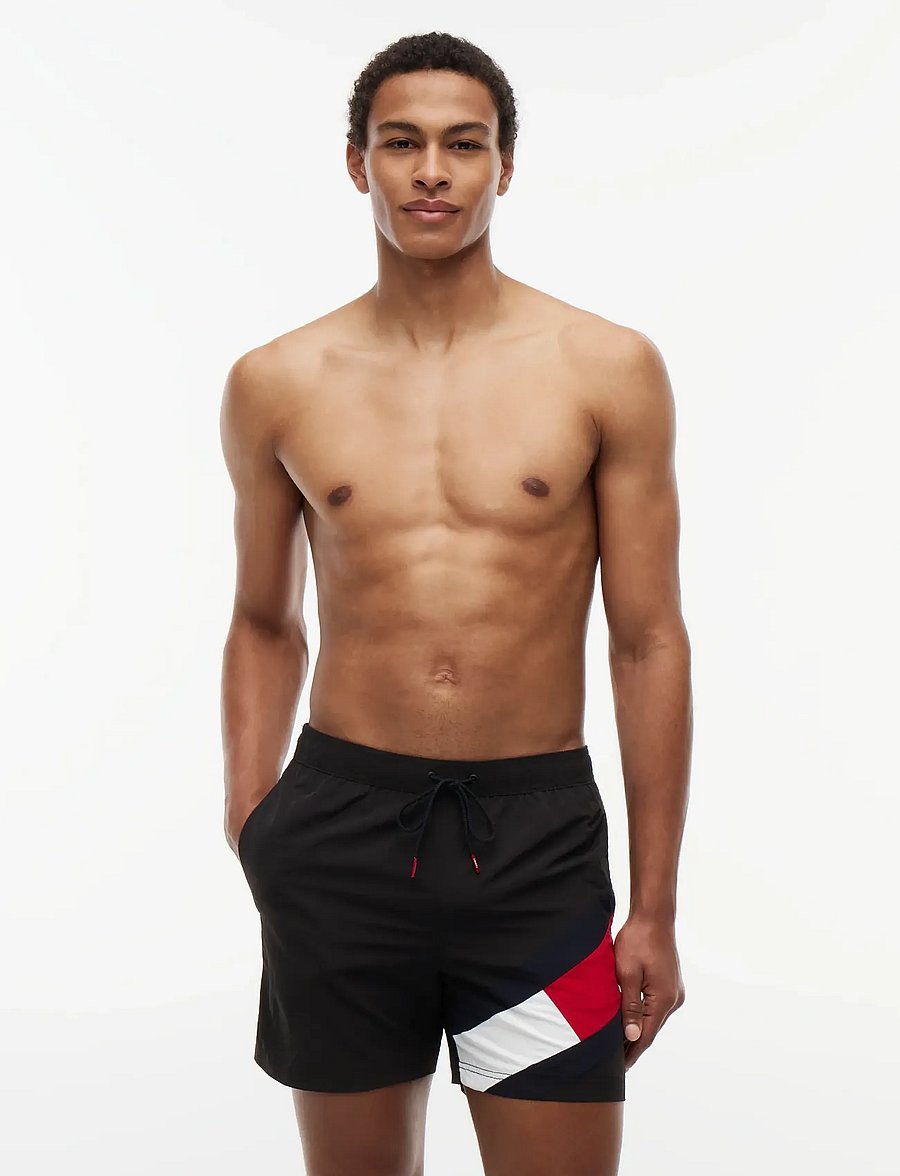 Tommy Hilfiger - SF MEDIUM DRAWSTRING - swim shorts - black - 0