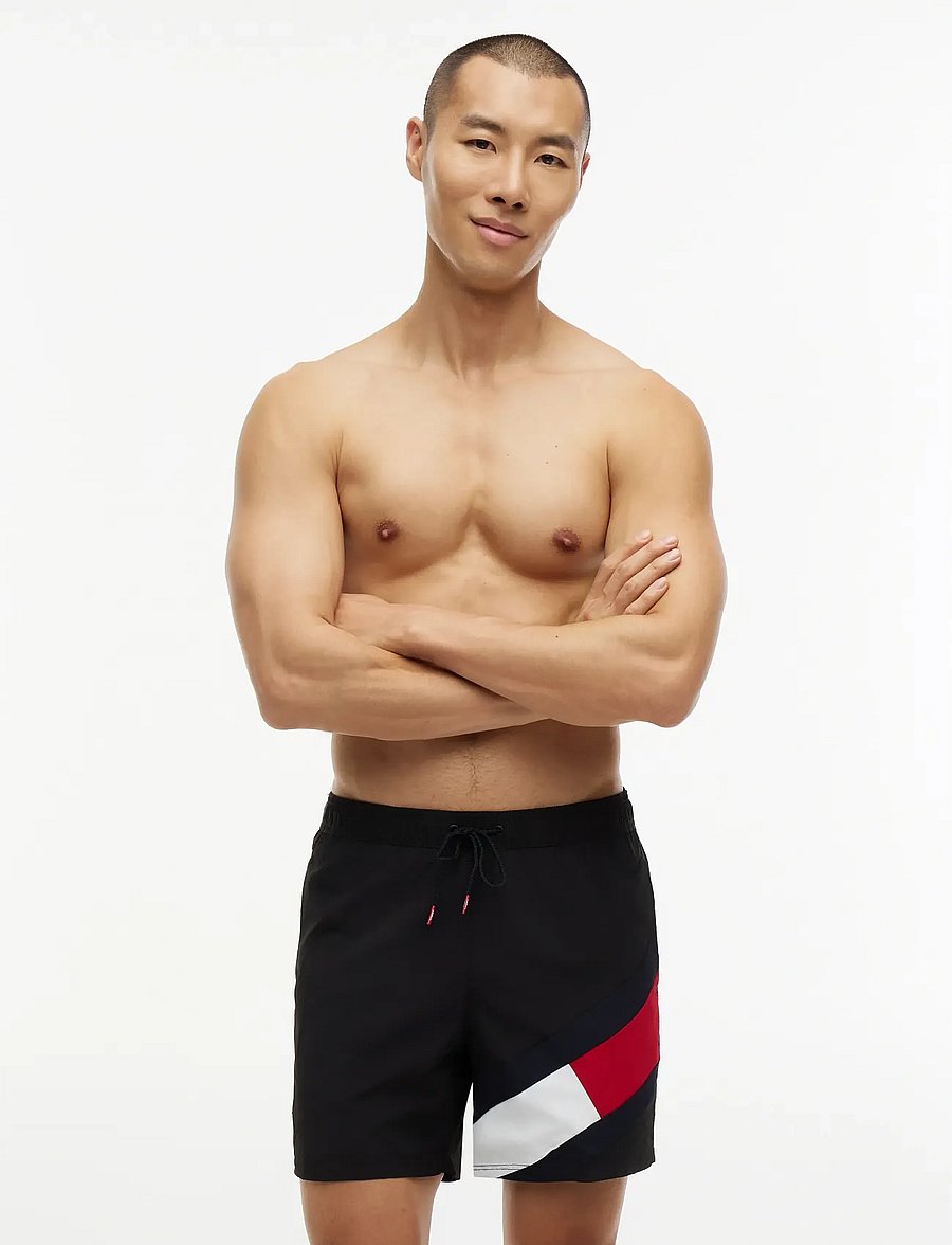 Tommy Hilfiger - SF MEDIUM DRAWSTRING - swim shorts - black - 3