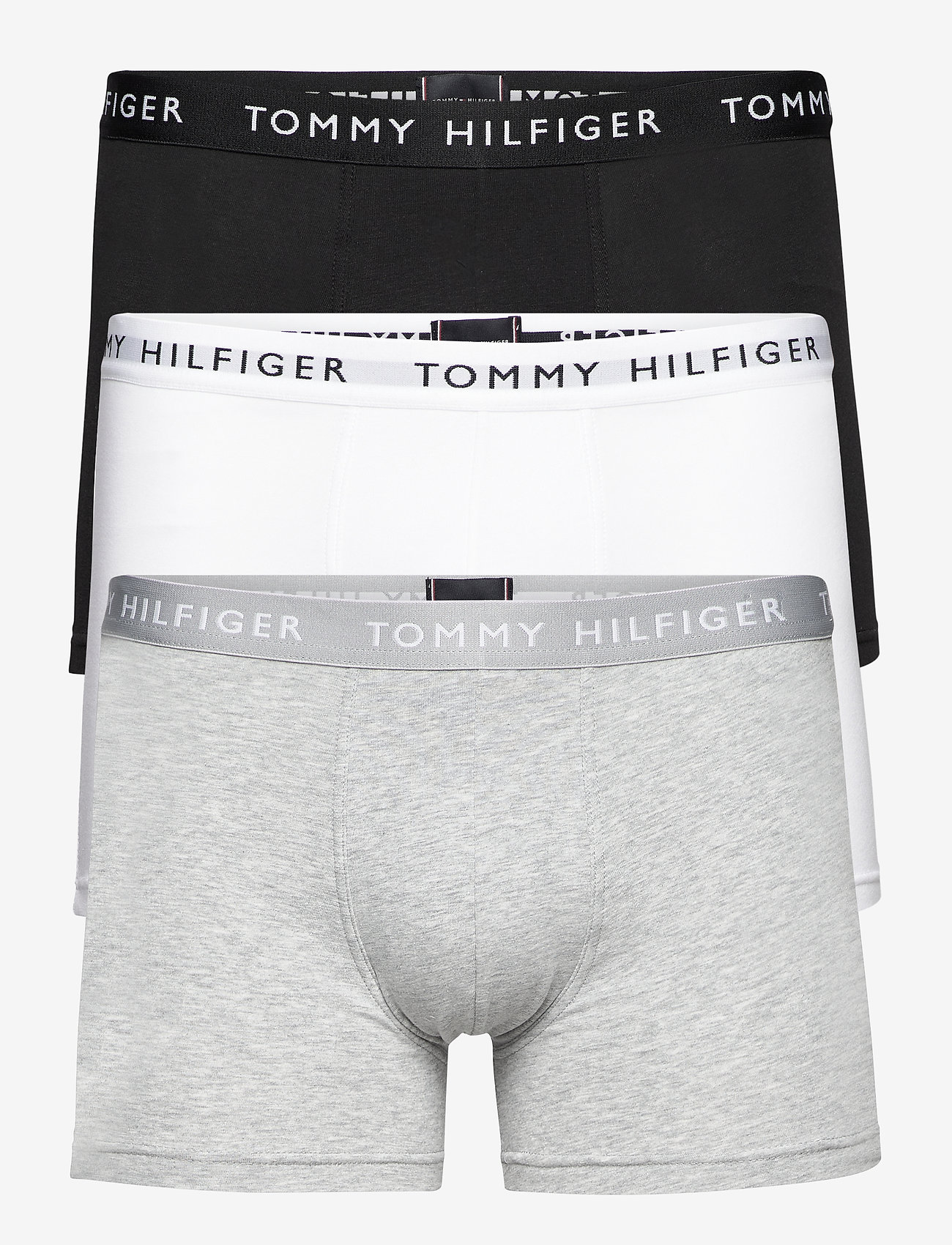 Tommy Hilfiger - 3P TRUNK - white/heather grey/white/black - 1