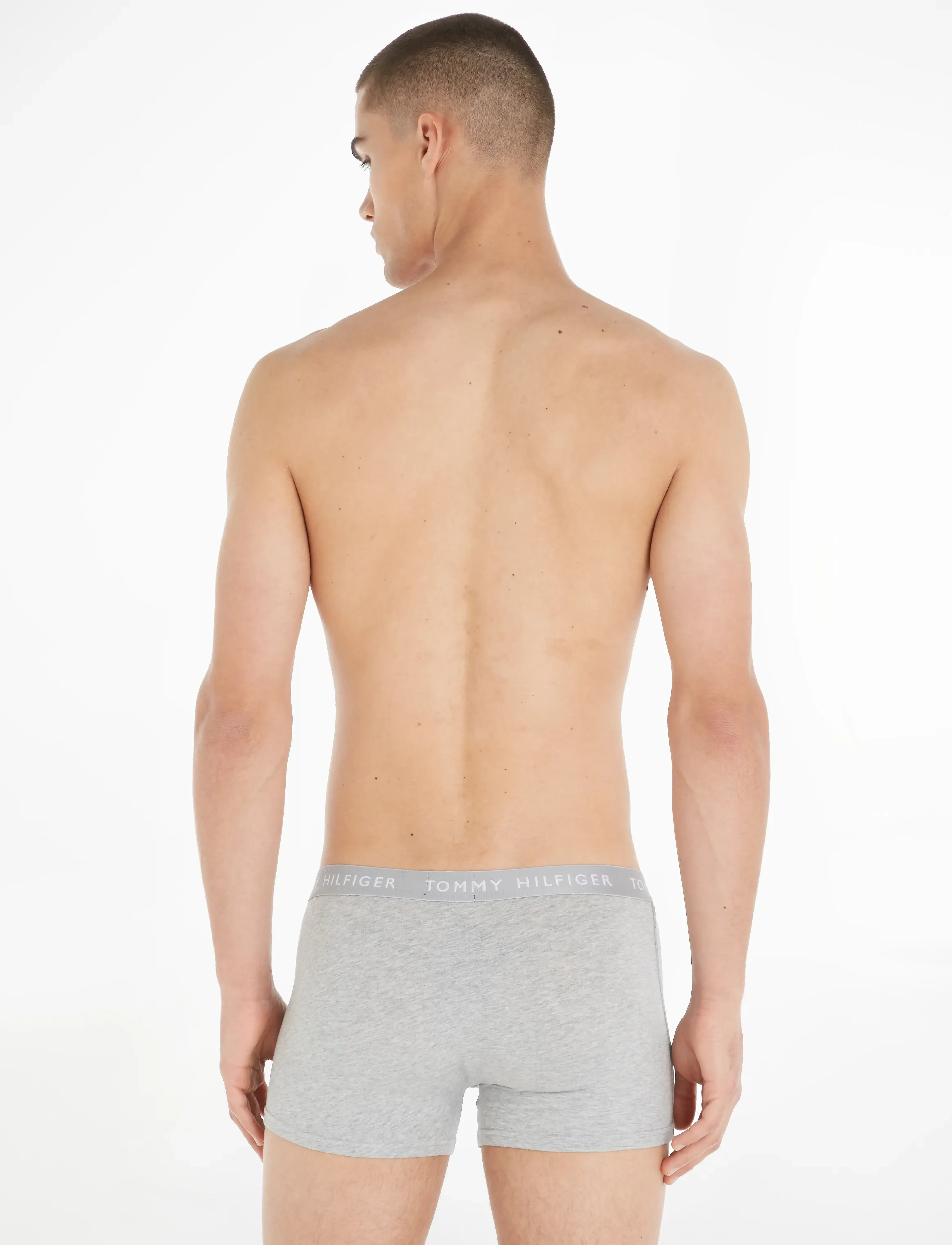 Tommy Hilfiger - 3P TRUNK - white/heather grey/white/black - 2