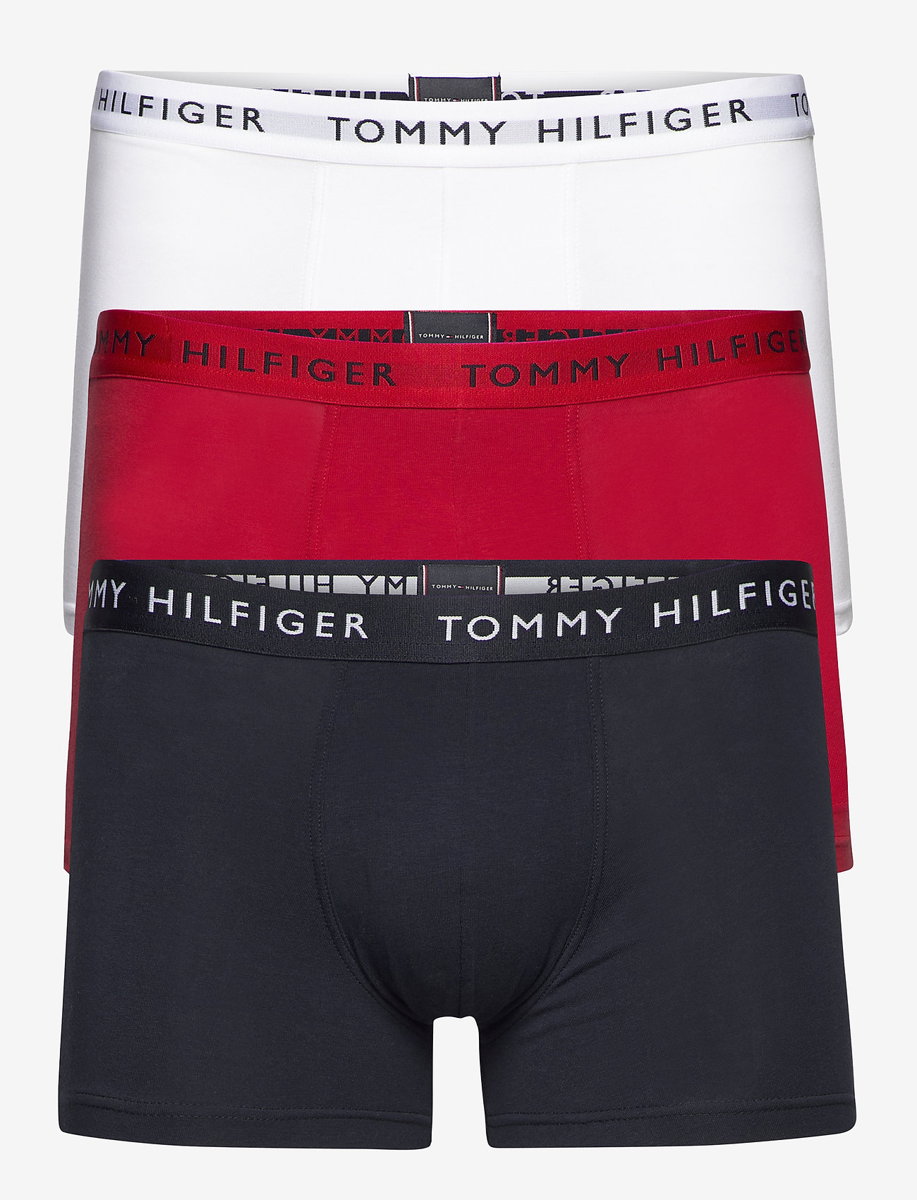 Tommy Hilfiger - 3P TRUNK - white/desert sky/primary red - 0