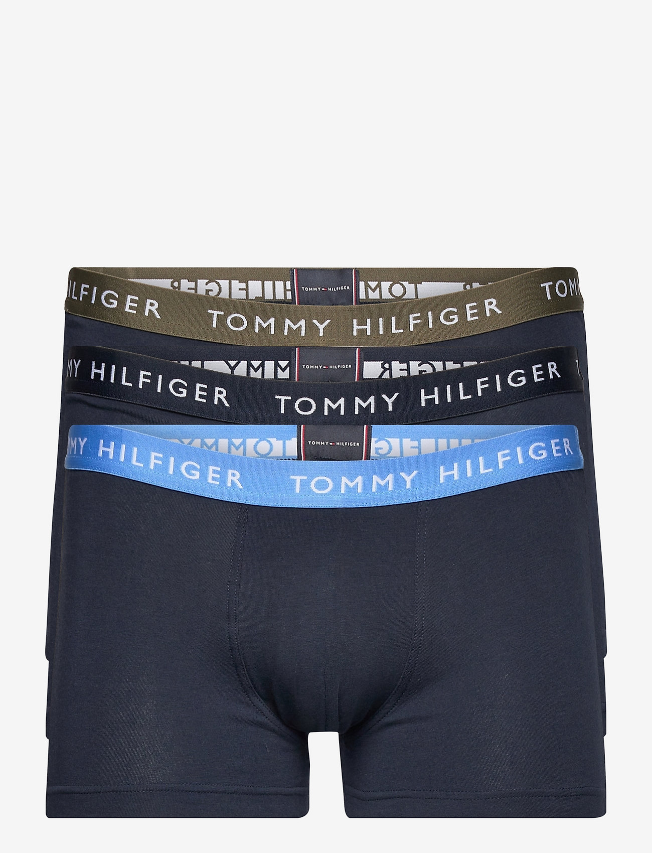 Tommy Hilfiger - 3P TRUNK WB - army grn/hydr blue/des sky - 0