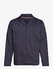 Tommy Hilfiger - LS PJ SHIRT - pyjamasöverdelar - dress stripe vertical - 0