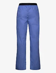Tommy Hilfiger - LS PANT WOVEN SET - pyjamasets - light grey ht/iris blue - 1