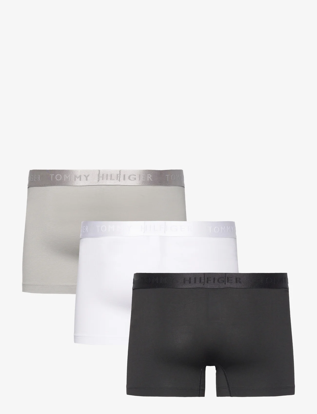Tommy Hilfiger - 3P TRUNK - laveste priser - black/zinc alloy/white - 1