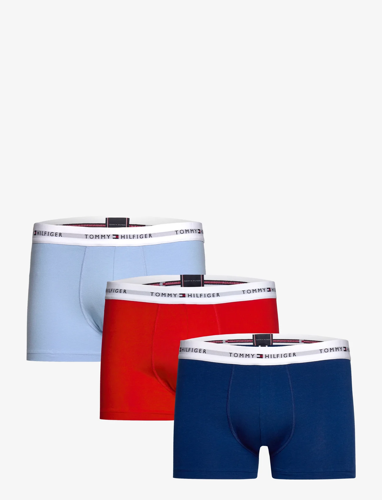 Tommy Hilfiger - 3P TRUNK - lowest prices - fierce red/well water/anchor blue - 0