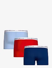 Tommy Hilfiger - 3P TRUNK - boxer briefs - fierce red/well water/anchor blue - 6
