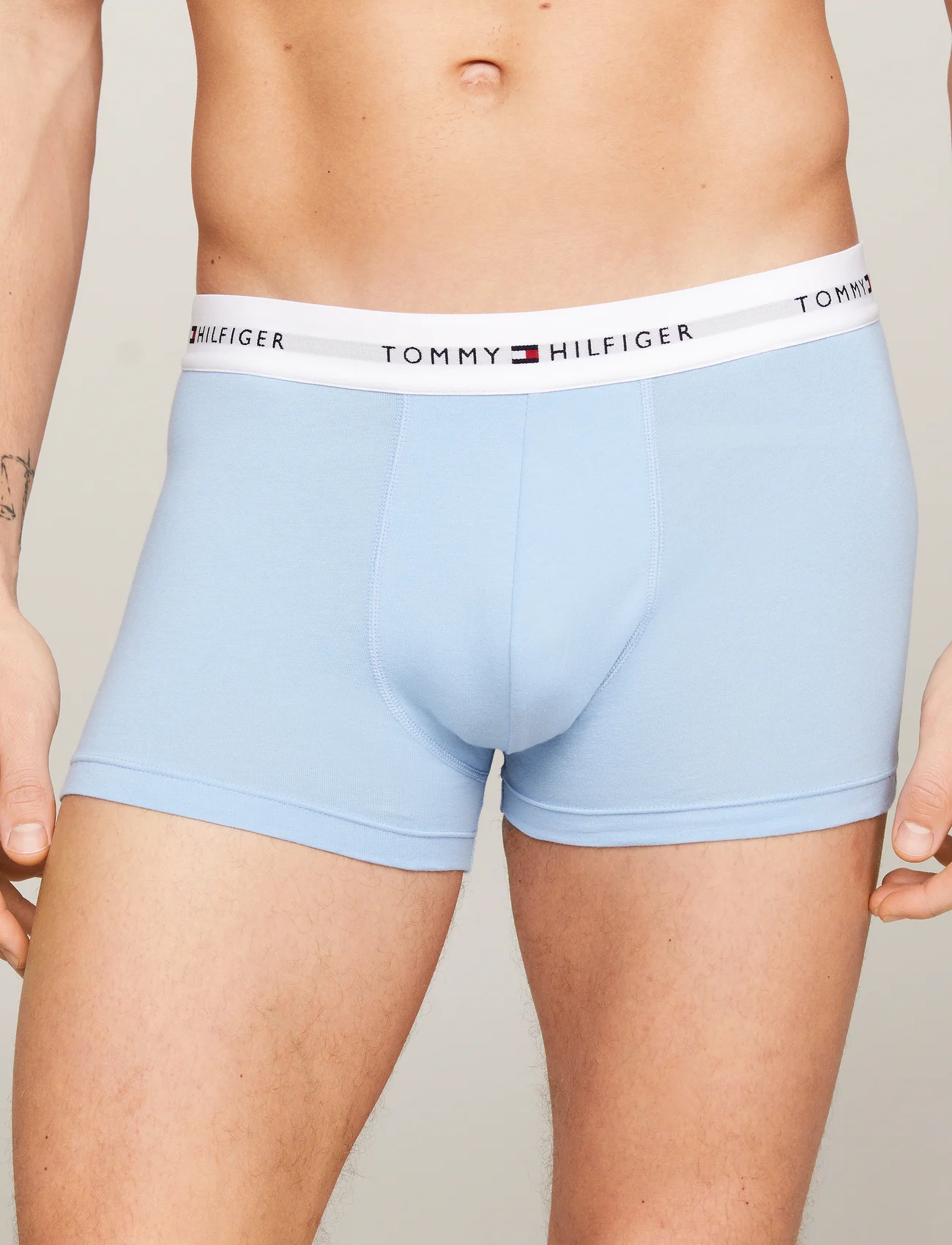 Tommy Hilfiger - 3P TRUNK - boxer briefs - fierce red/well water/anchor blue - 1