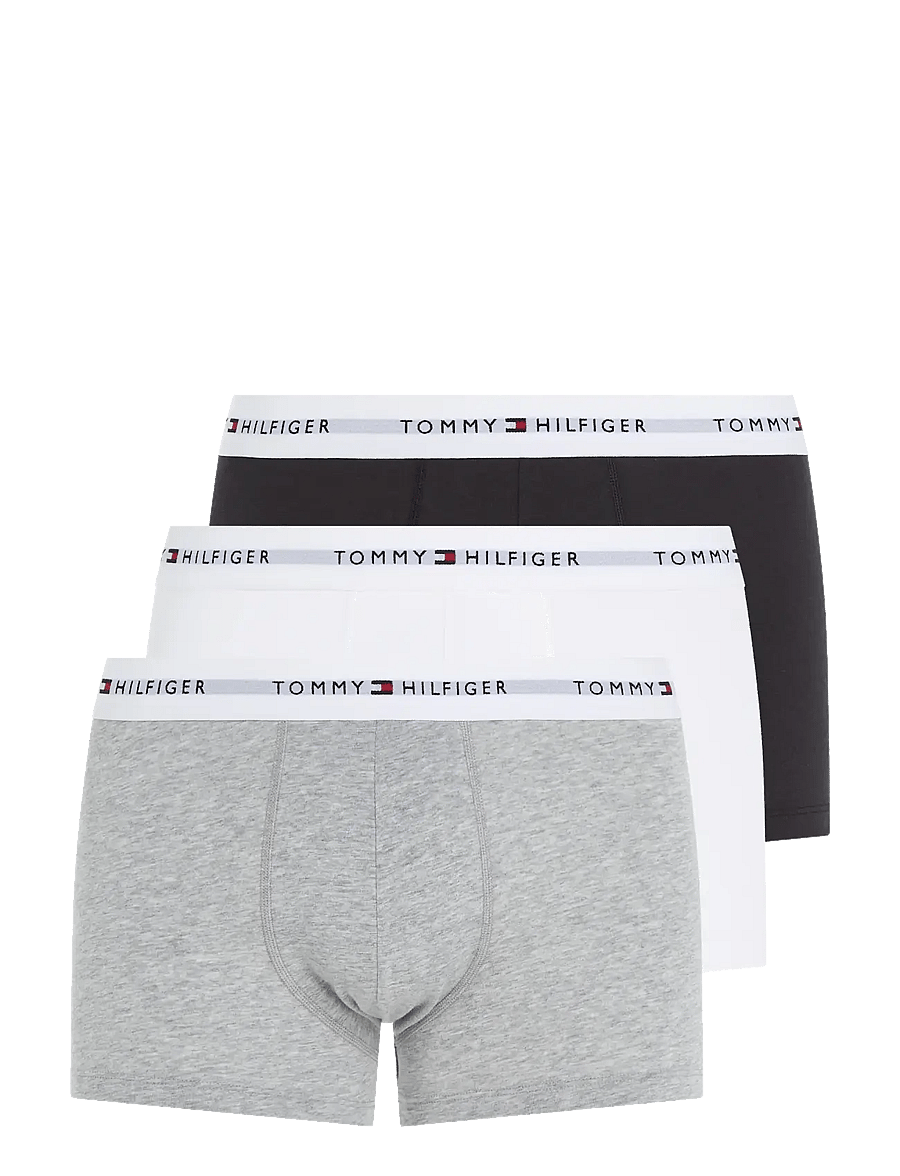 Tommy Hilfiger - 3P TRUNK - unterhosen im multipack - grey heather black white - 1
