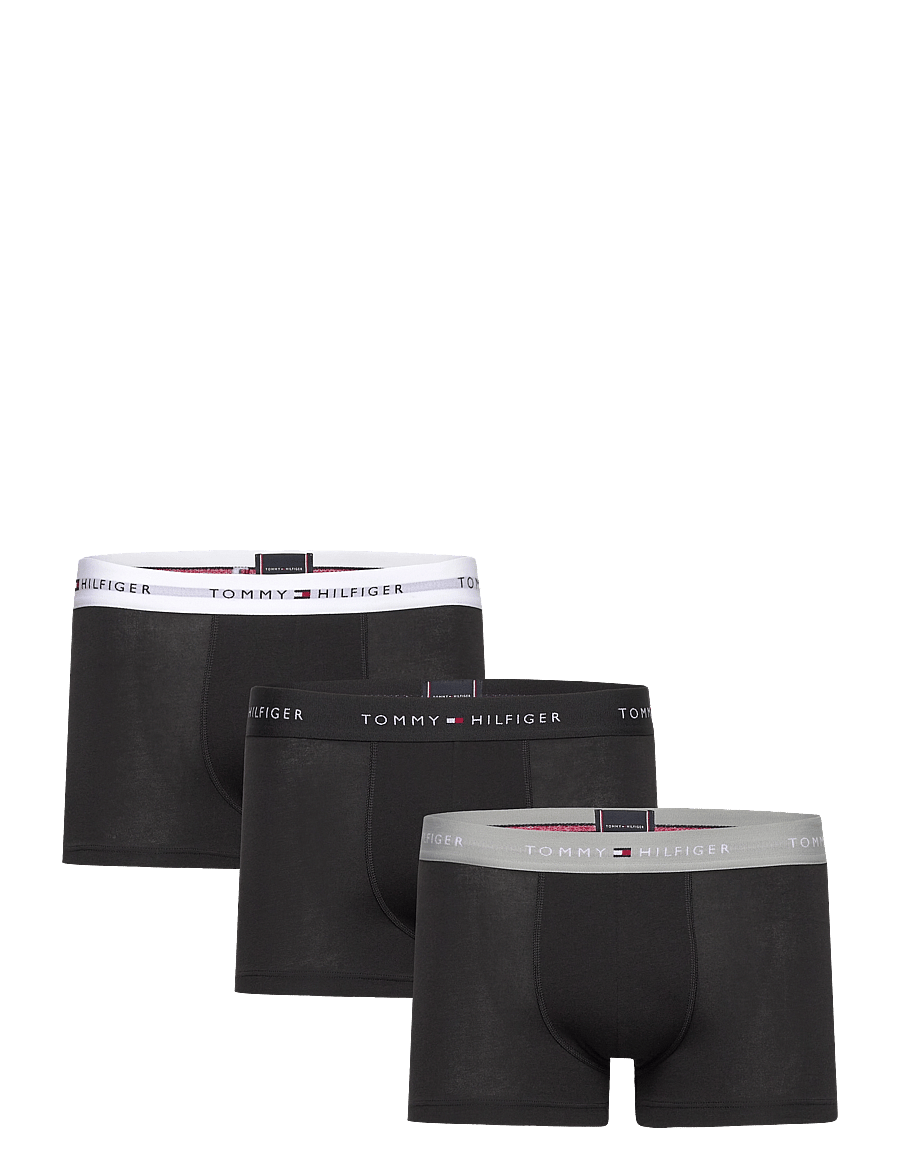 Tommy Hilfiger - 3P WB TRUNK - boxer briefs - grey heather black white - 1