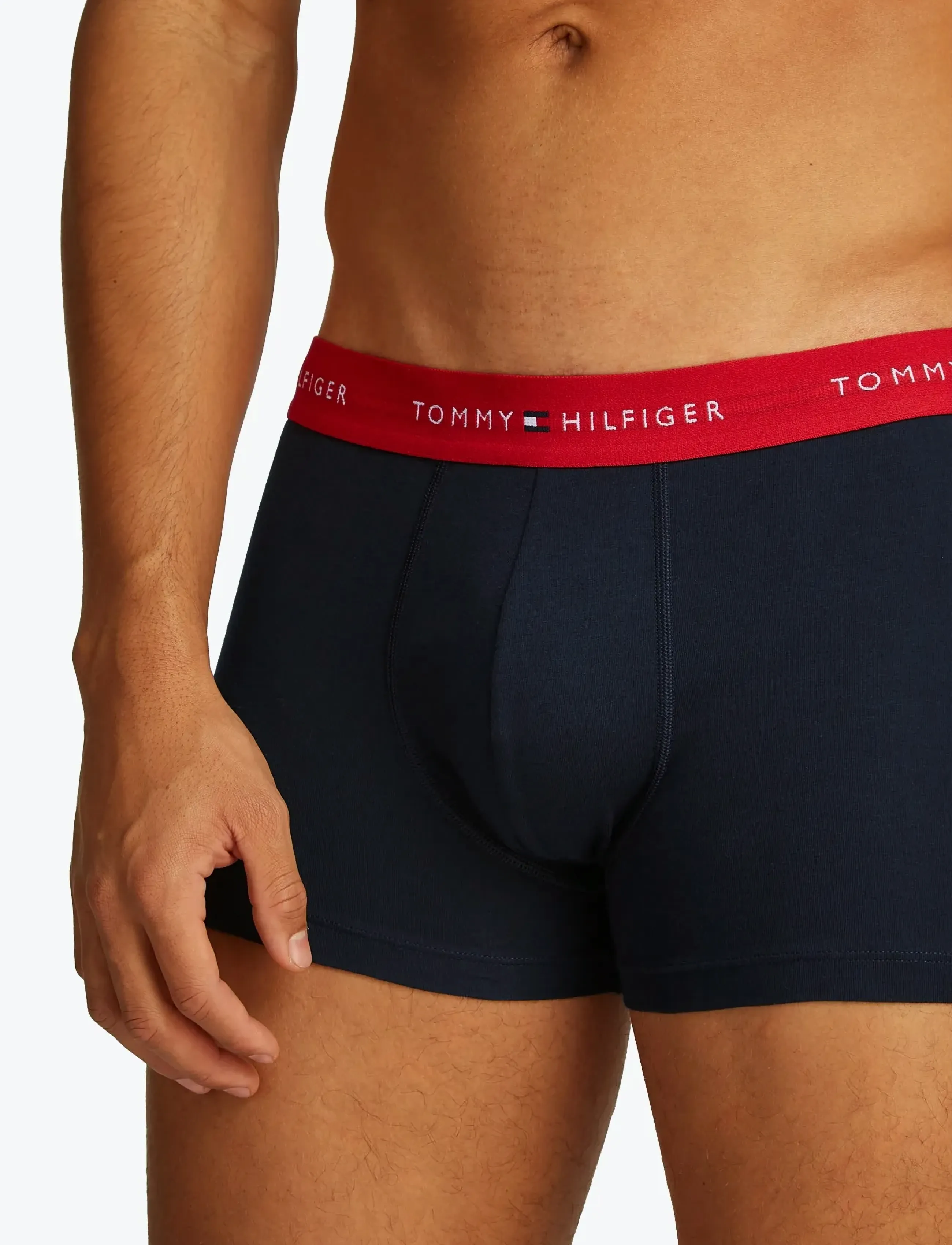 Tommy Hilfiger - 3P WB TRUNK - laveste priser - primary red white desert sky - 5