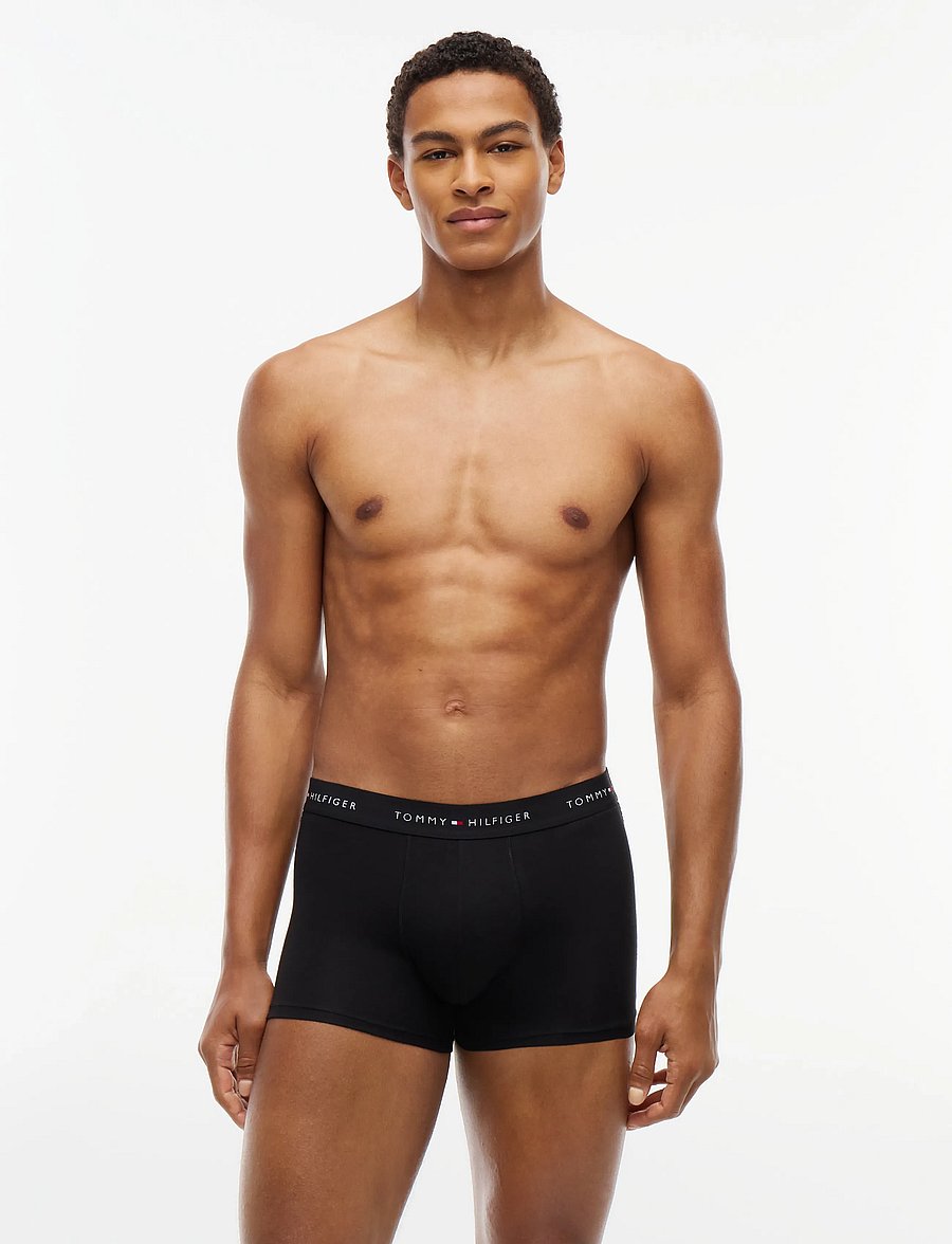 Tommy Hilfiger - 3P WB TRUNK - unterhosen im multipack - black black black - 0