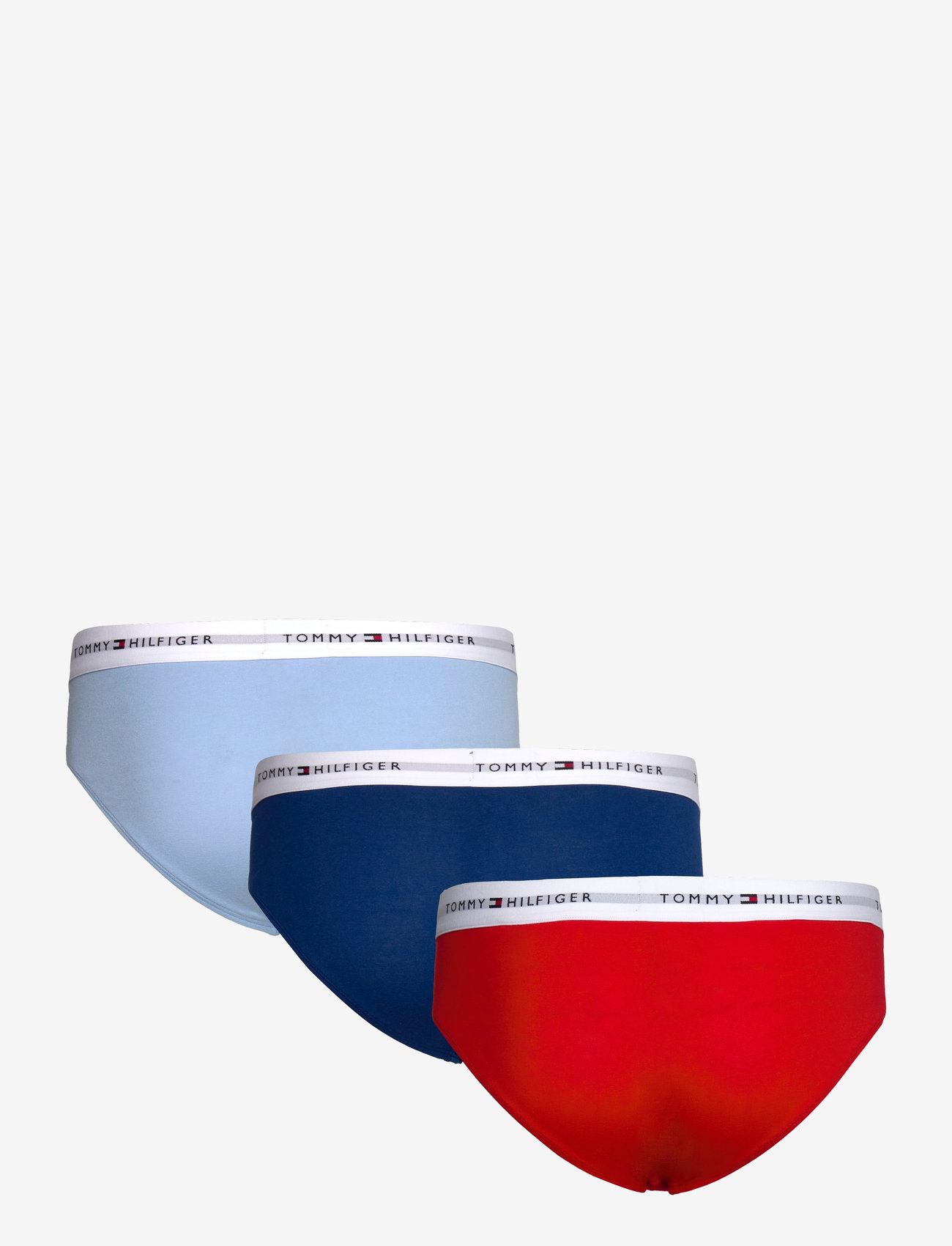 Tommy Hilfiger - 3P BRIEF - fierce red/well water/anchor blue - 5