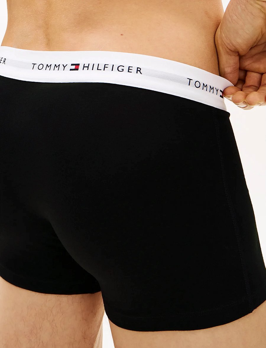 Tommy Hilfiger - 3P BOXER BRIEF WB - multipakk aluspüksid - blk/blk/blk - 4