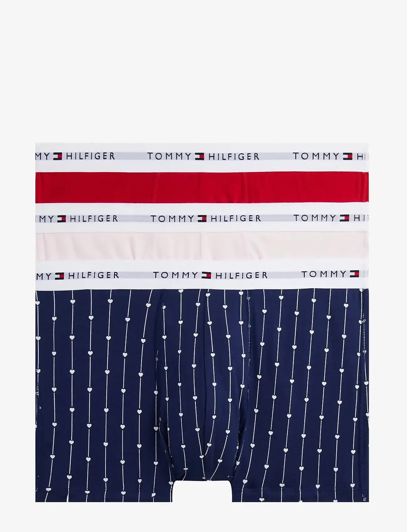 Tommy Hilfiger - 3P TRUNK PRINT - multipack kalsonger - heart aop/light pink/med red - 1