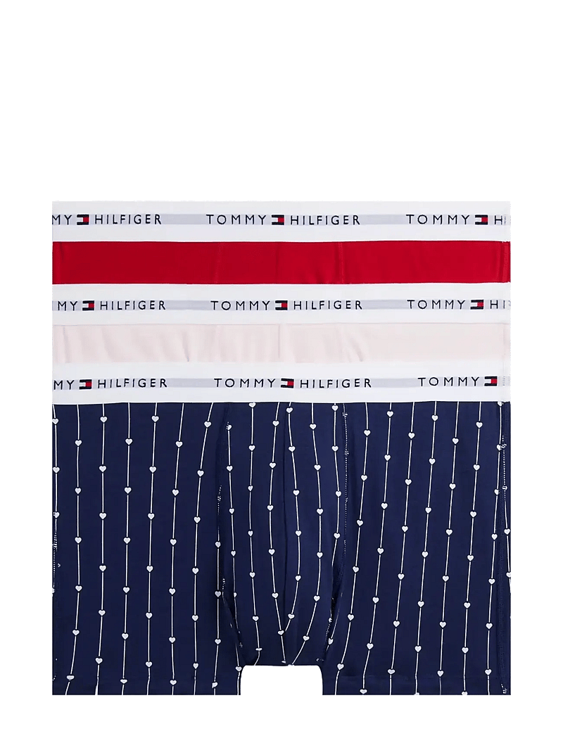 Tommy Hilfiger - 3P TRUNK PRINT - multipack kalsonger - heart aop/light pink/med red - 1