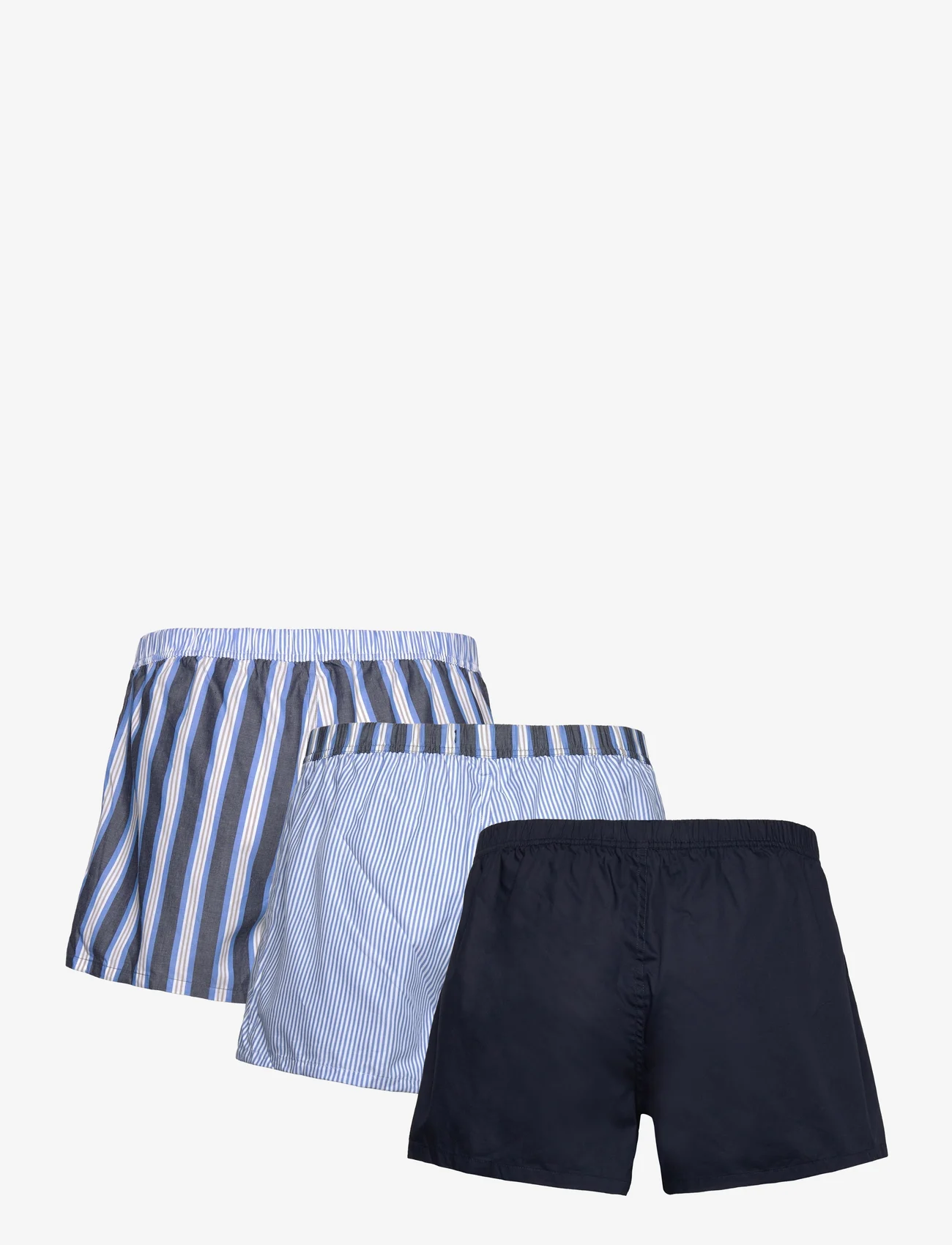 Tommy Hilfiger - 3P WOVEN BOXER PRINT - lühikesed bokserid - ithaca/des sky/shirting stripe - 1