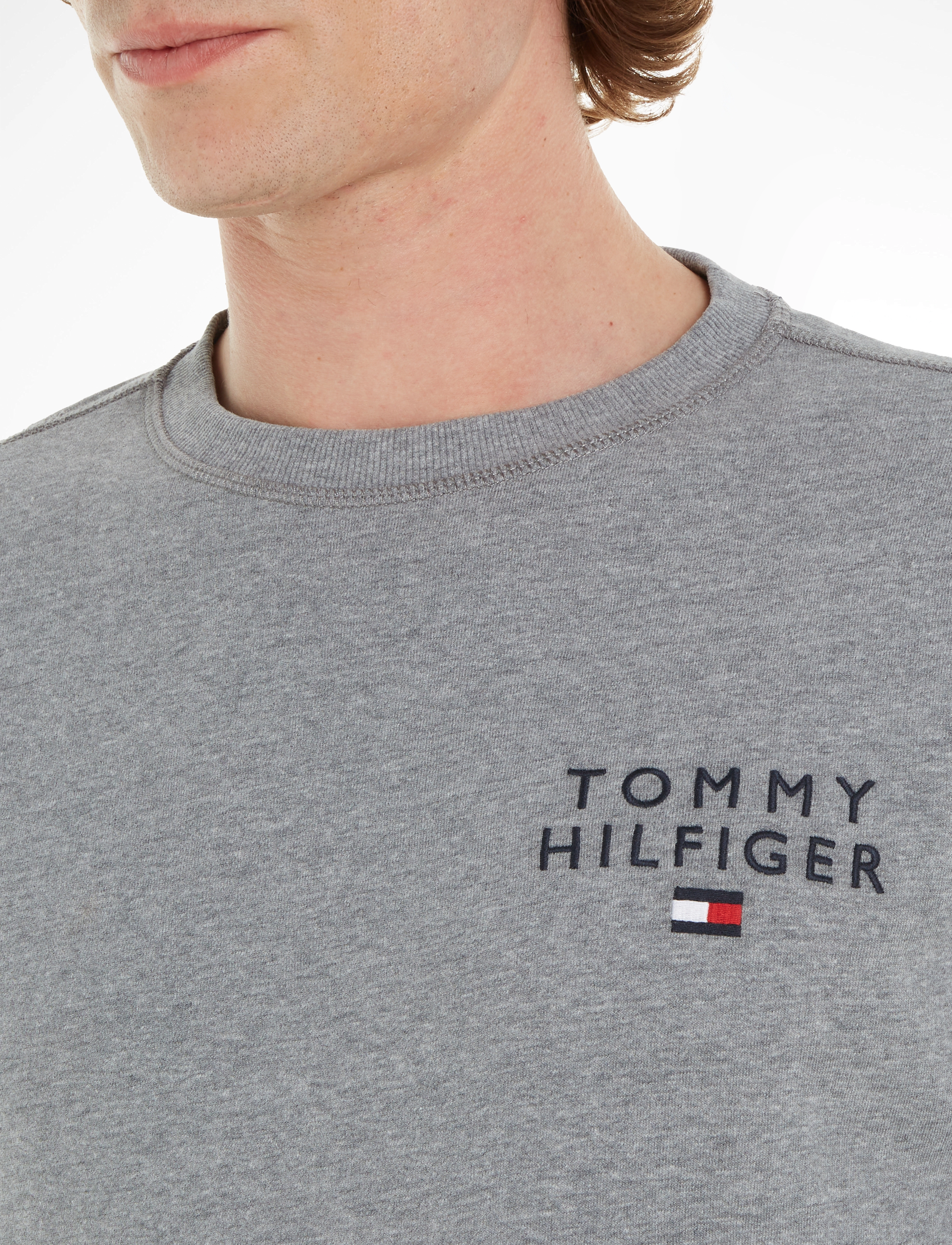 Tommy Hilfiger - TRACK TOP HWK - medium grey heather - 4