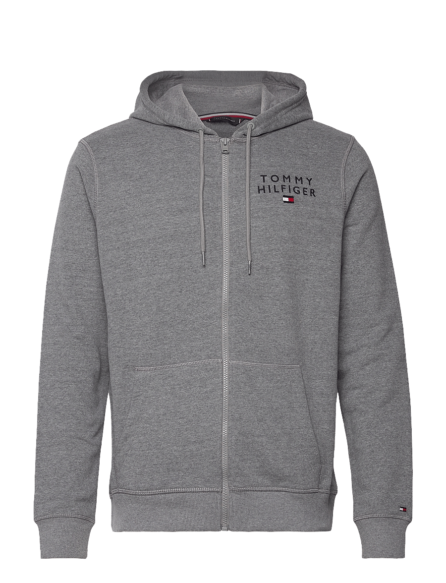 Tommy Hilfiger - FZ HOODIE HWK - medium grey heather - 0