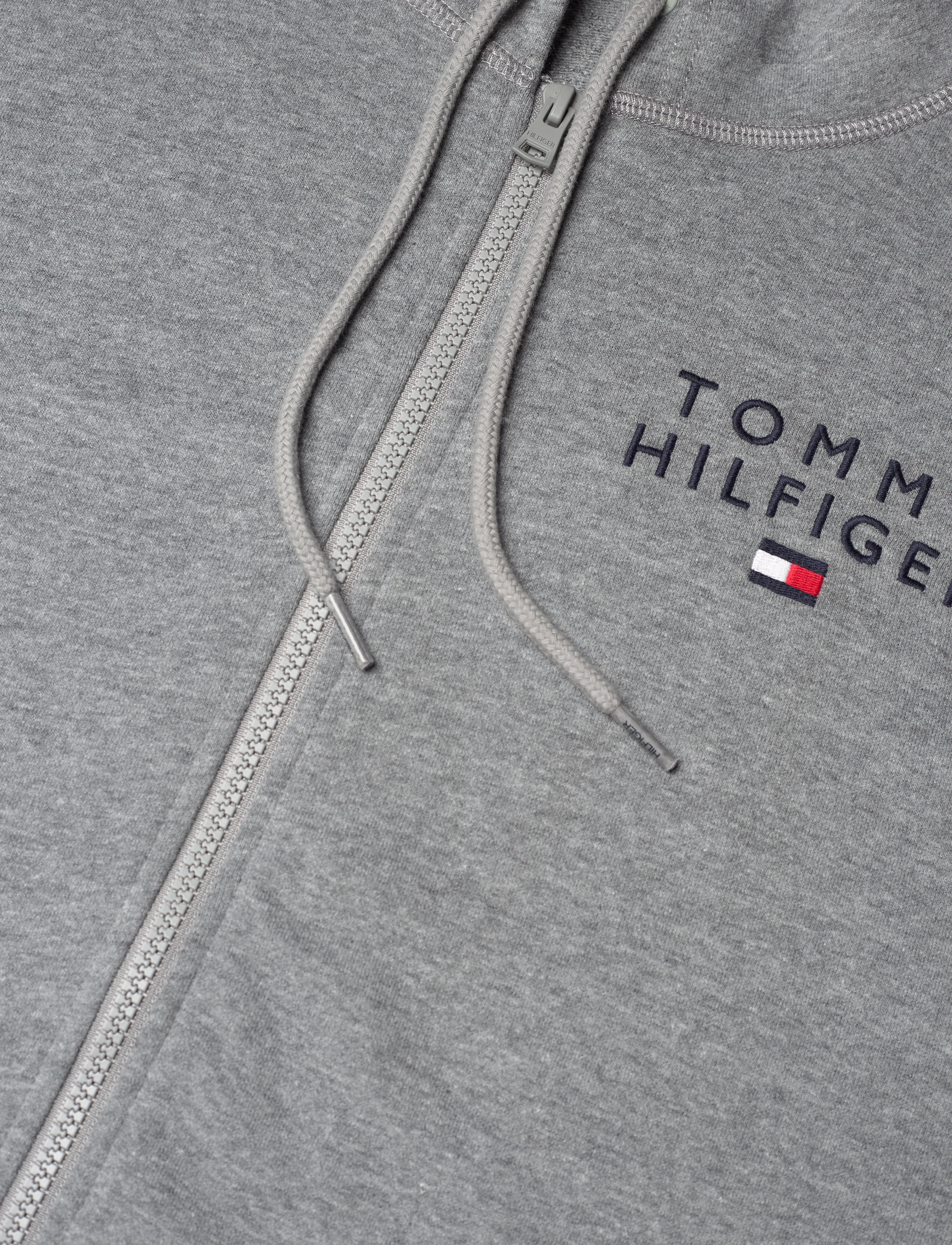 Tommy Hilfiger - FZ HOODIE HWK - medium grey heather - 2