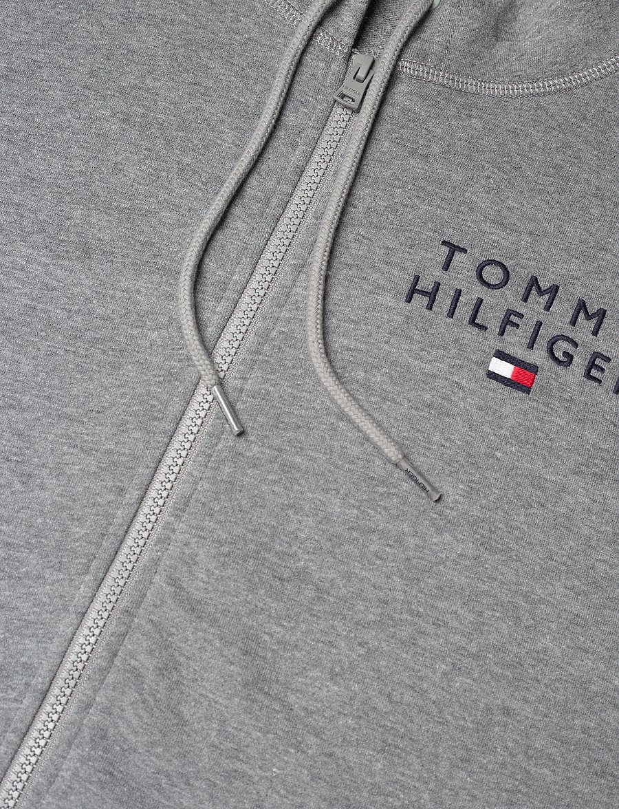 Tommy Hilfiger - FZ HOODIE HWK - medium grey heather - 2