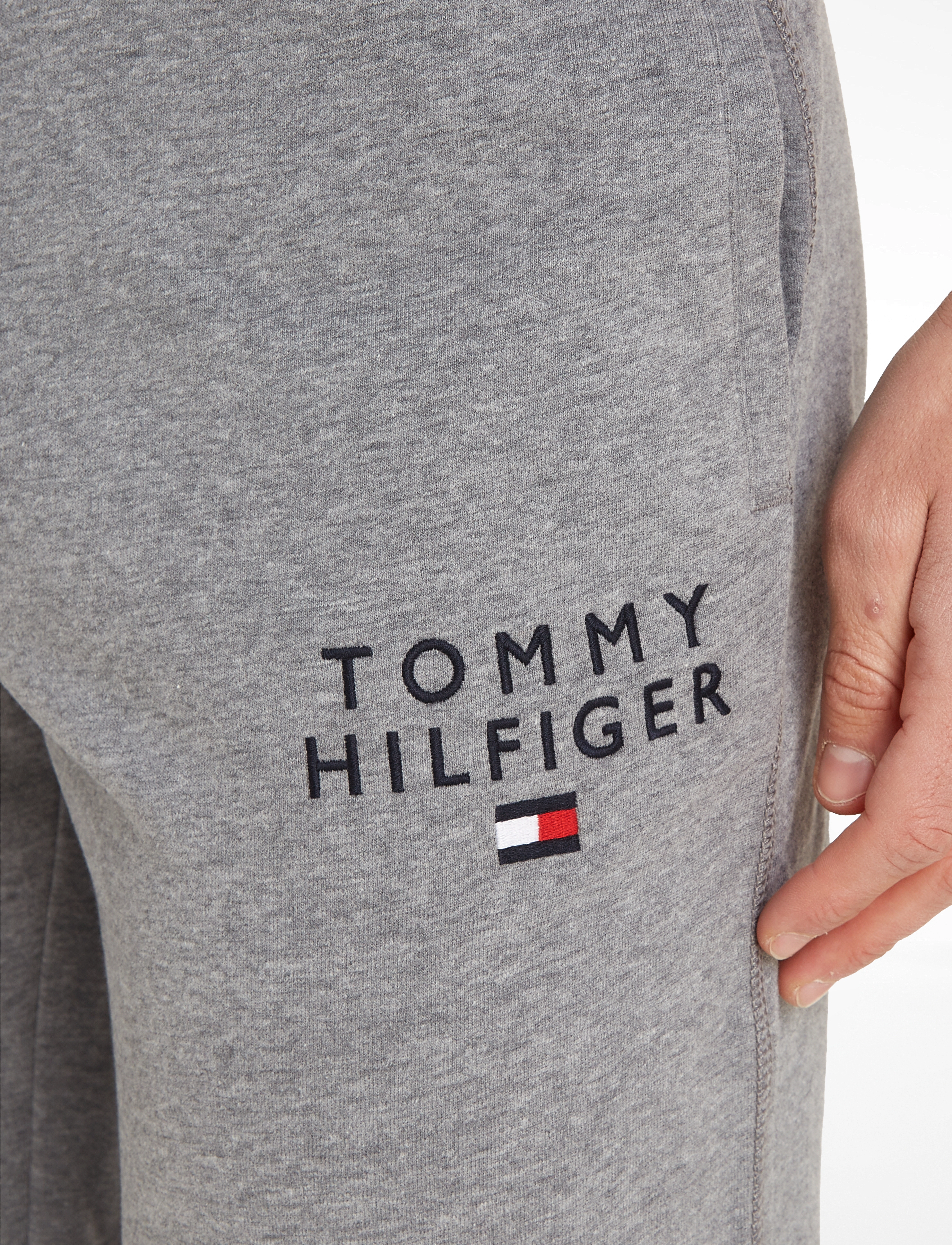 Tommy Hilfiger - TRACK PANT HWK - medium grey heather - 4