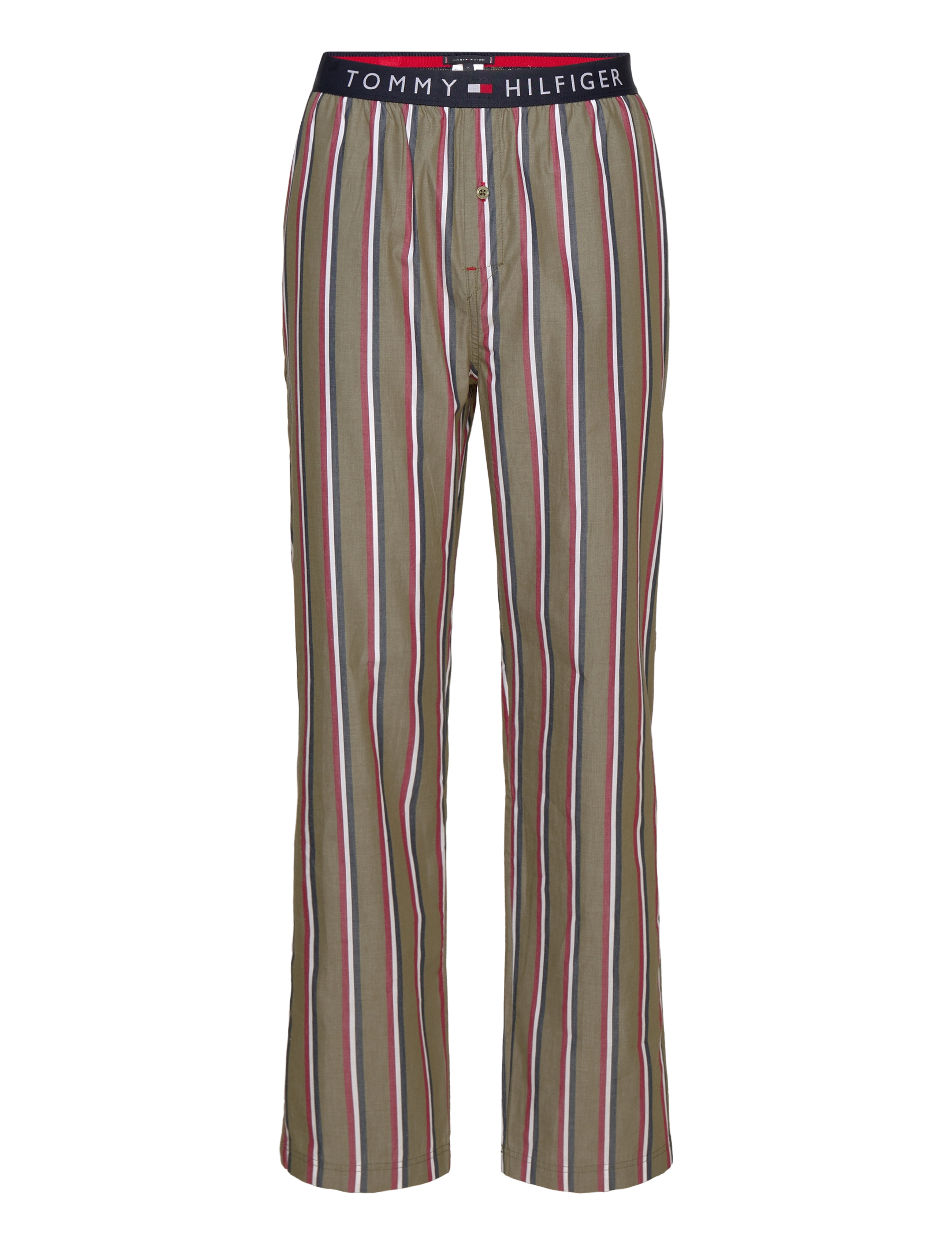 Tommy Hilfiger - LS PANT WOVEN SET PRINT - putting green / bold stripe - 2