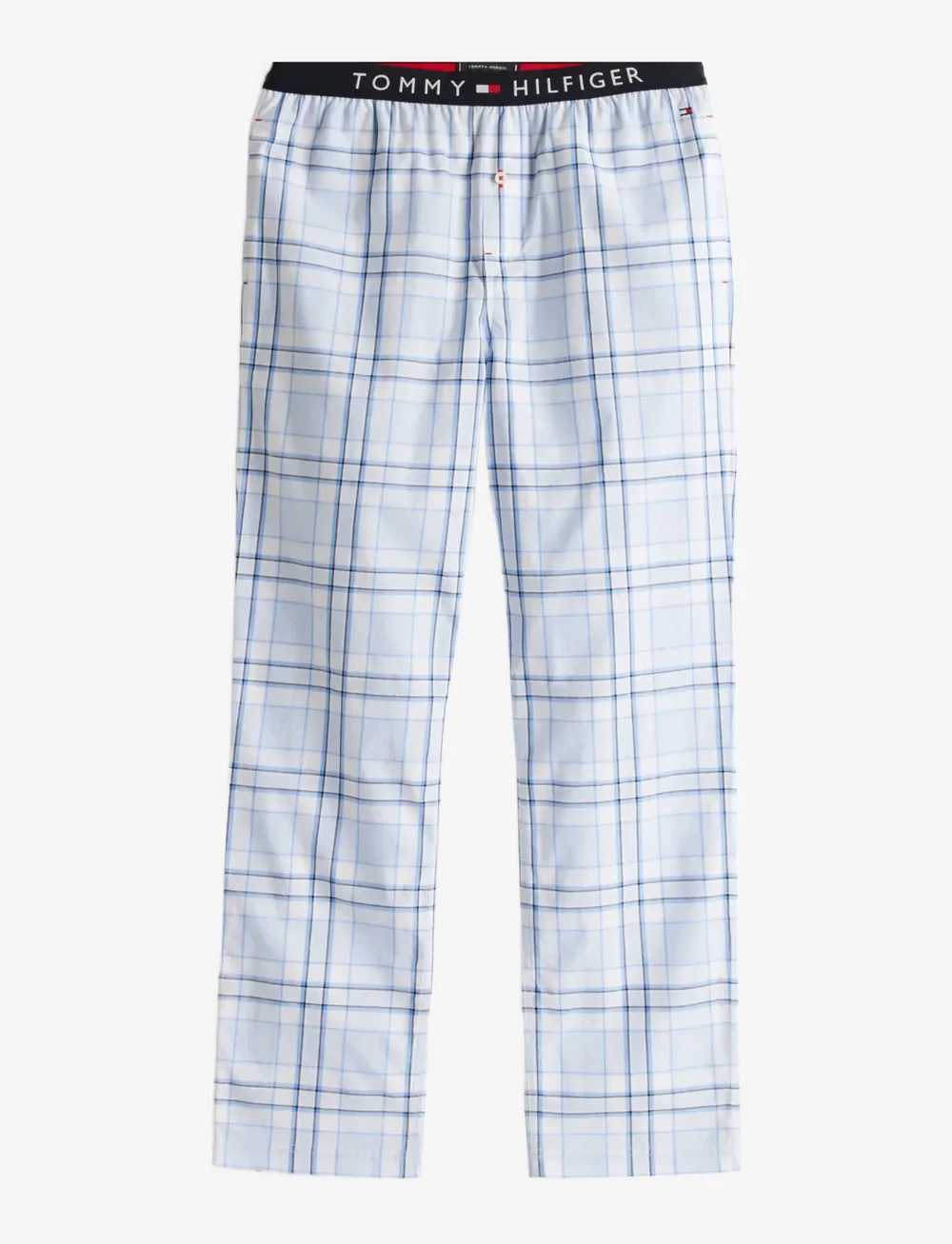Tommy Hilfiger - LS PANT WOVEN SET PRINT - pyjama sets - white / summer plaid - 3