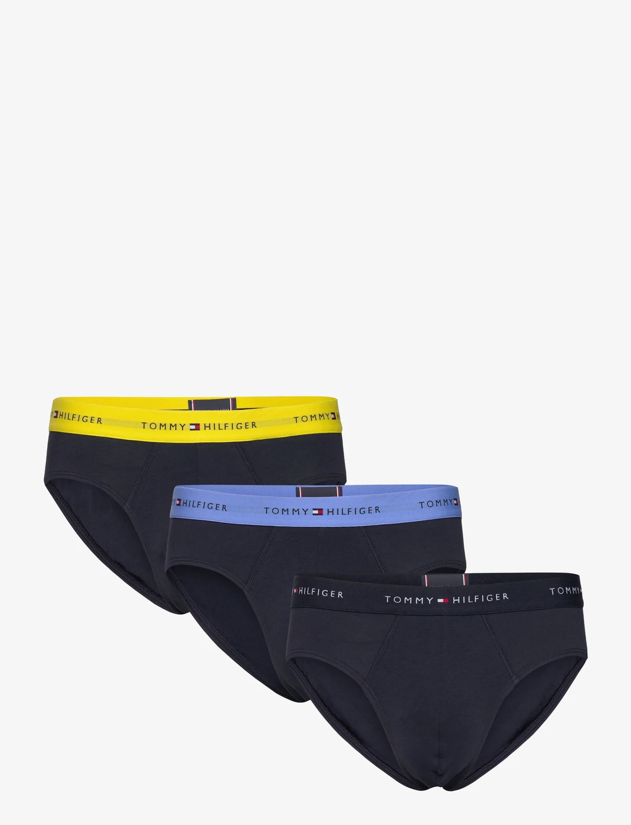Tommy Hilfiger - 3P BRIEF WB - lyhyet alushousut - valley yellow/blue spell/des sky - 0