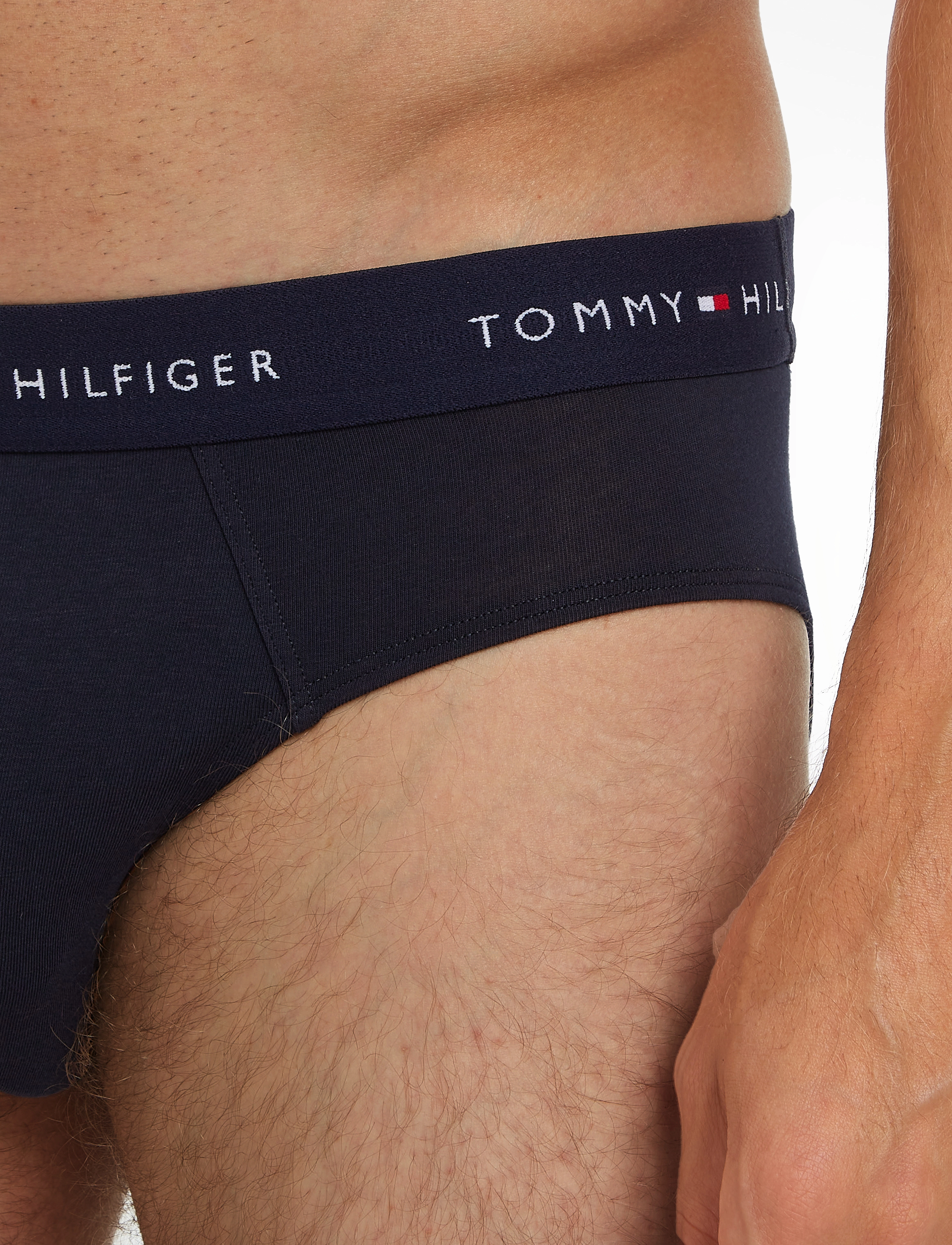 Tommy Hilfiger - 3P BRIEF WB - desert sky/white/primary red - 3