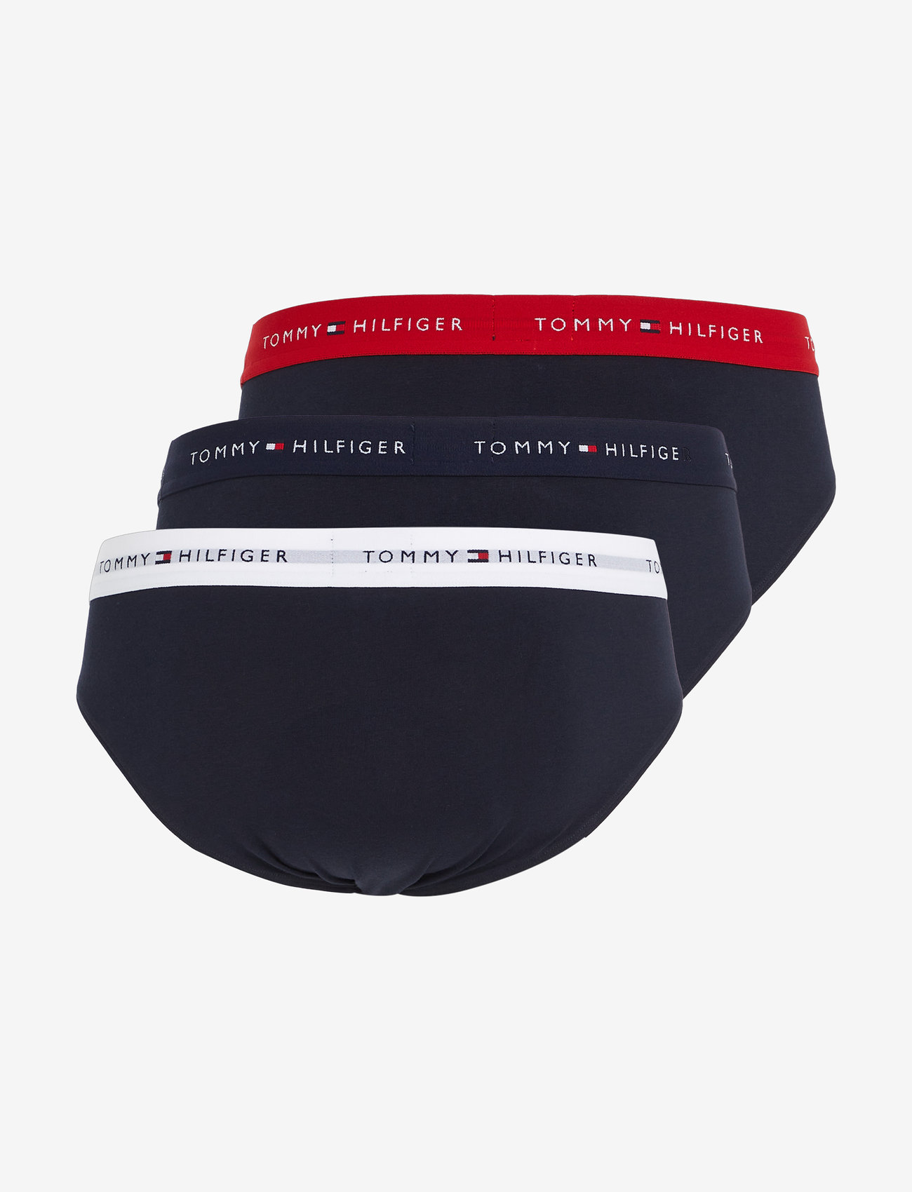 Tommy Hilfiger - 3P BRIEF WB - desert sky/white/primary red - 4