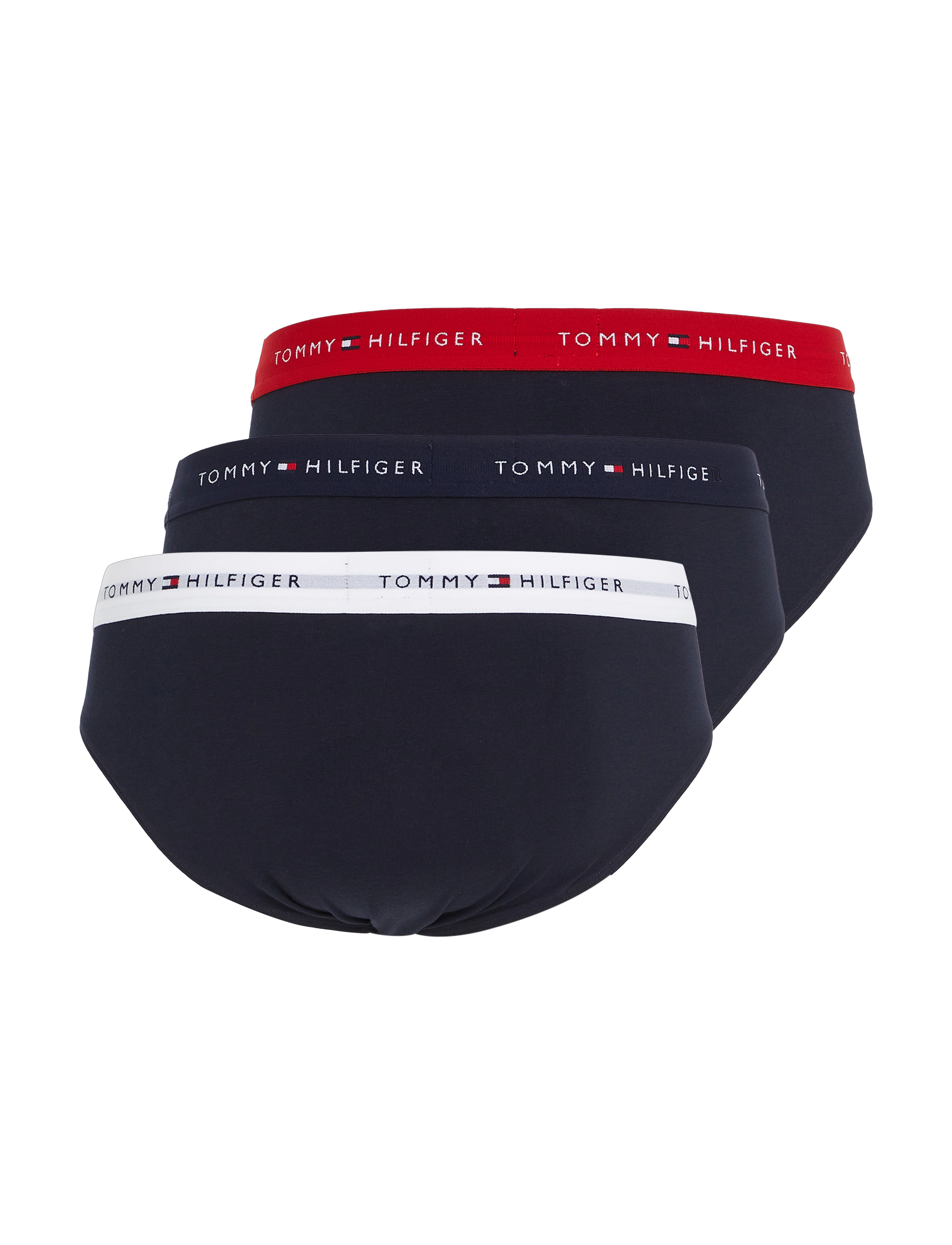 Tommy Hilfiger - 3P BRIEF WB - desert sky/white/primary red - 4