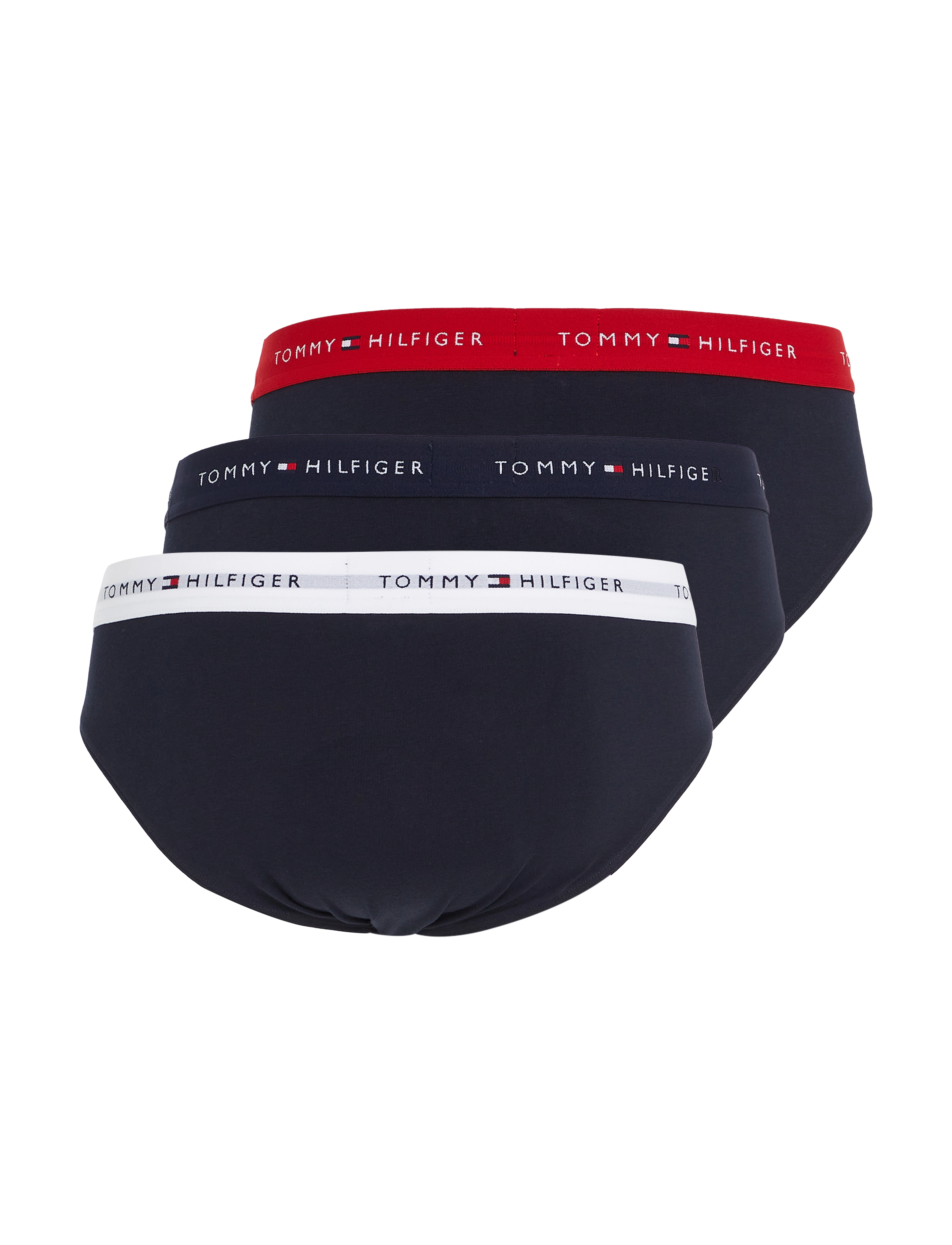 Tommy Hilfiger - 3P BRIEF WB - desert sky/white/primary red - 5