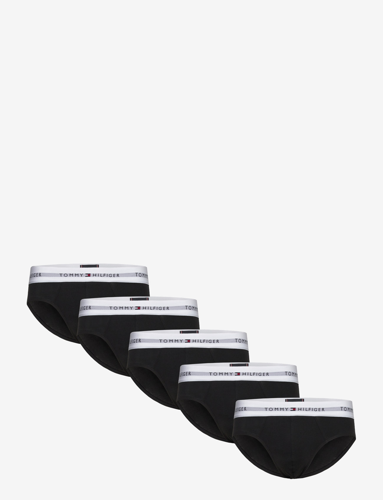 Tommy Hilfiger - 5P BRIEF - multipack kalsonger - black/black/black/black/black - 0