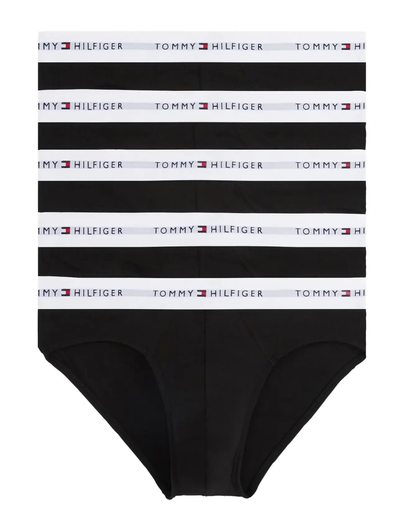 Tommy Hilfiger 5P BRIEF - Underbukser - BLACK/BLACK/BLACK/BLACK/BLACK / black