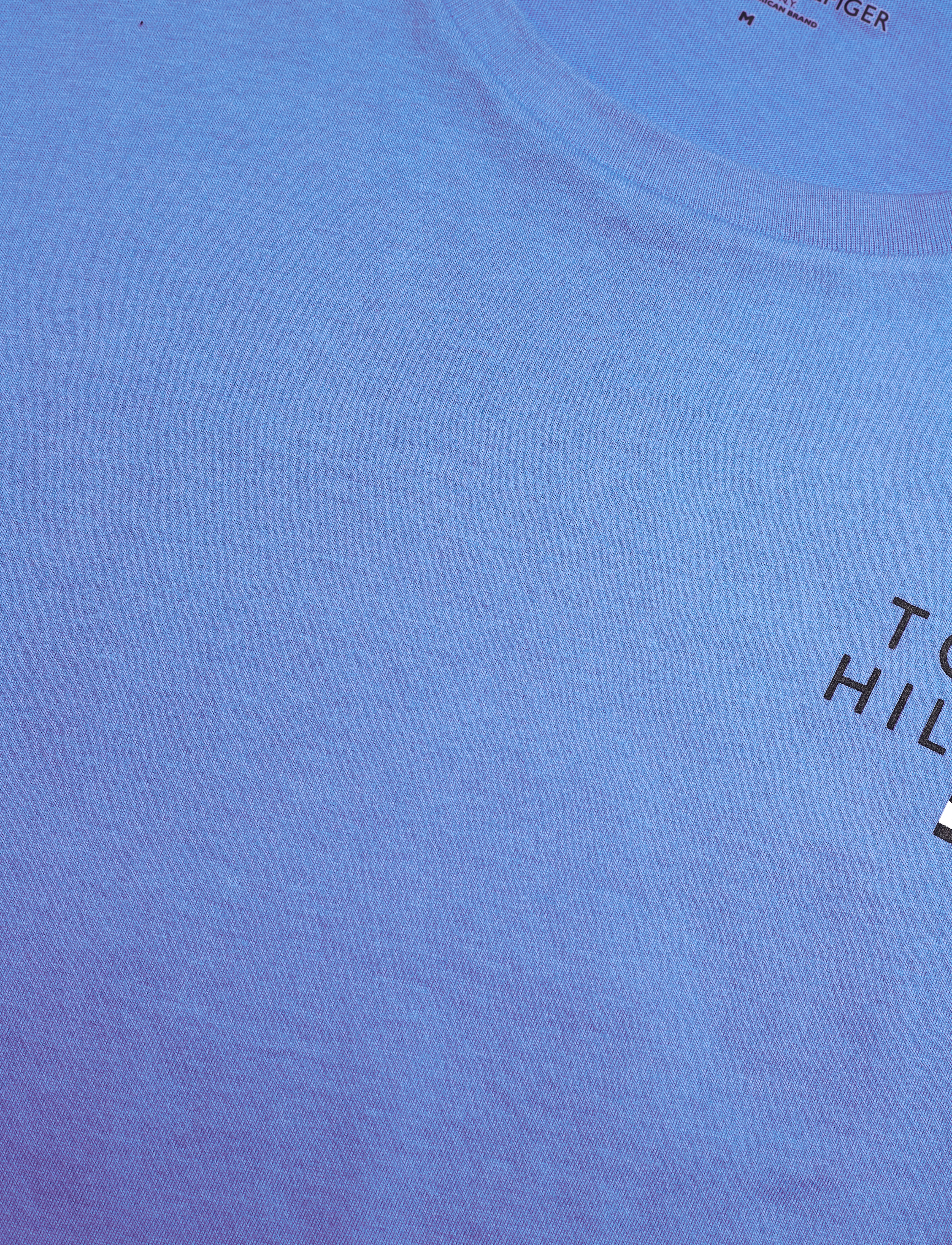 Tommy Hilfiger - CN SS TEE LOGO - laveste priser - blue spell - 5