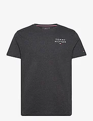 Tommy Hilfiger - CN SS TEE LOGO - basic t-shirts - dark grey ht - 0