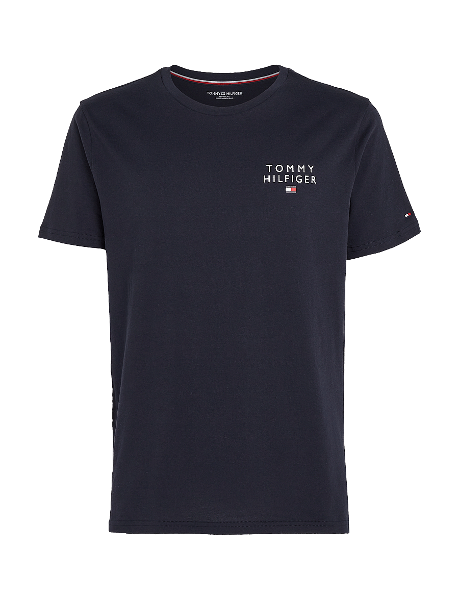 Tommy Hilfiger - CN SS TEE LOGO - stutterma bolir - desert sky - 0