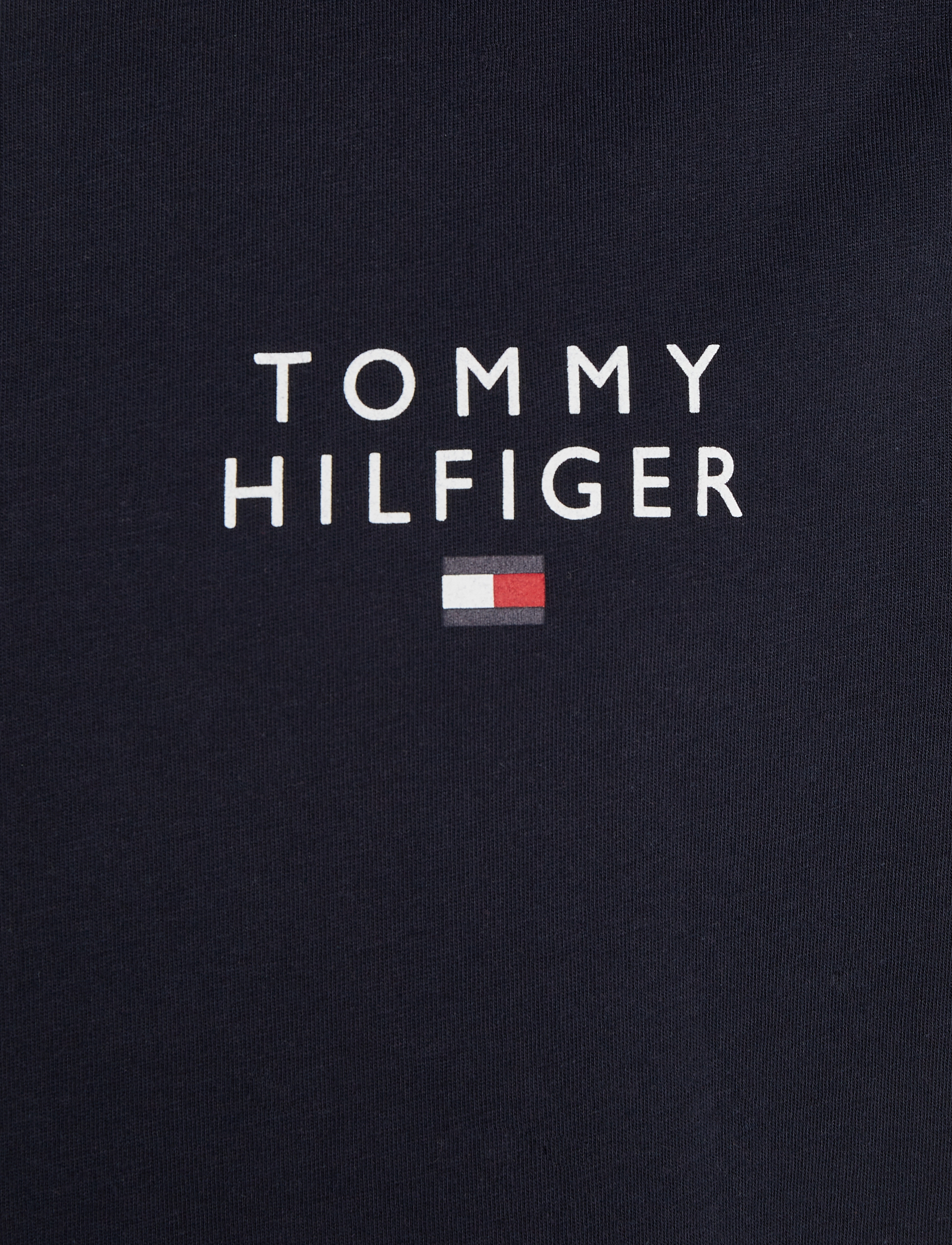 Tommy Hilfiger - CN SS TEE LOGO - najniższe ceny - desert sky - 3