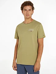 Tommy Hilfiger - CN SS TEE LOGO - lowest prices - faded olive - 1