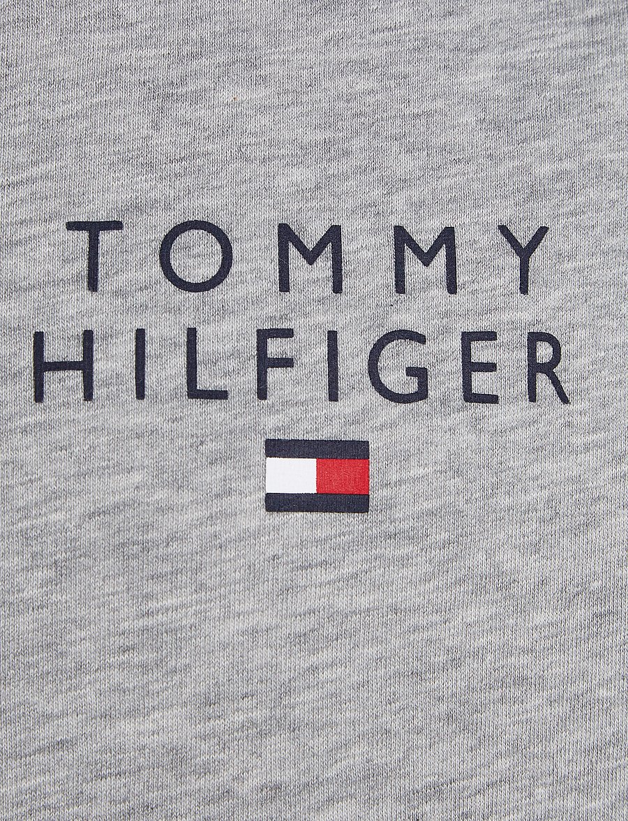 Tommy Hilfiger - CN SS TEE LOGO - kortærmede t-shirts - light grey heather - 3