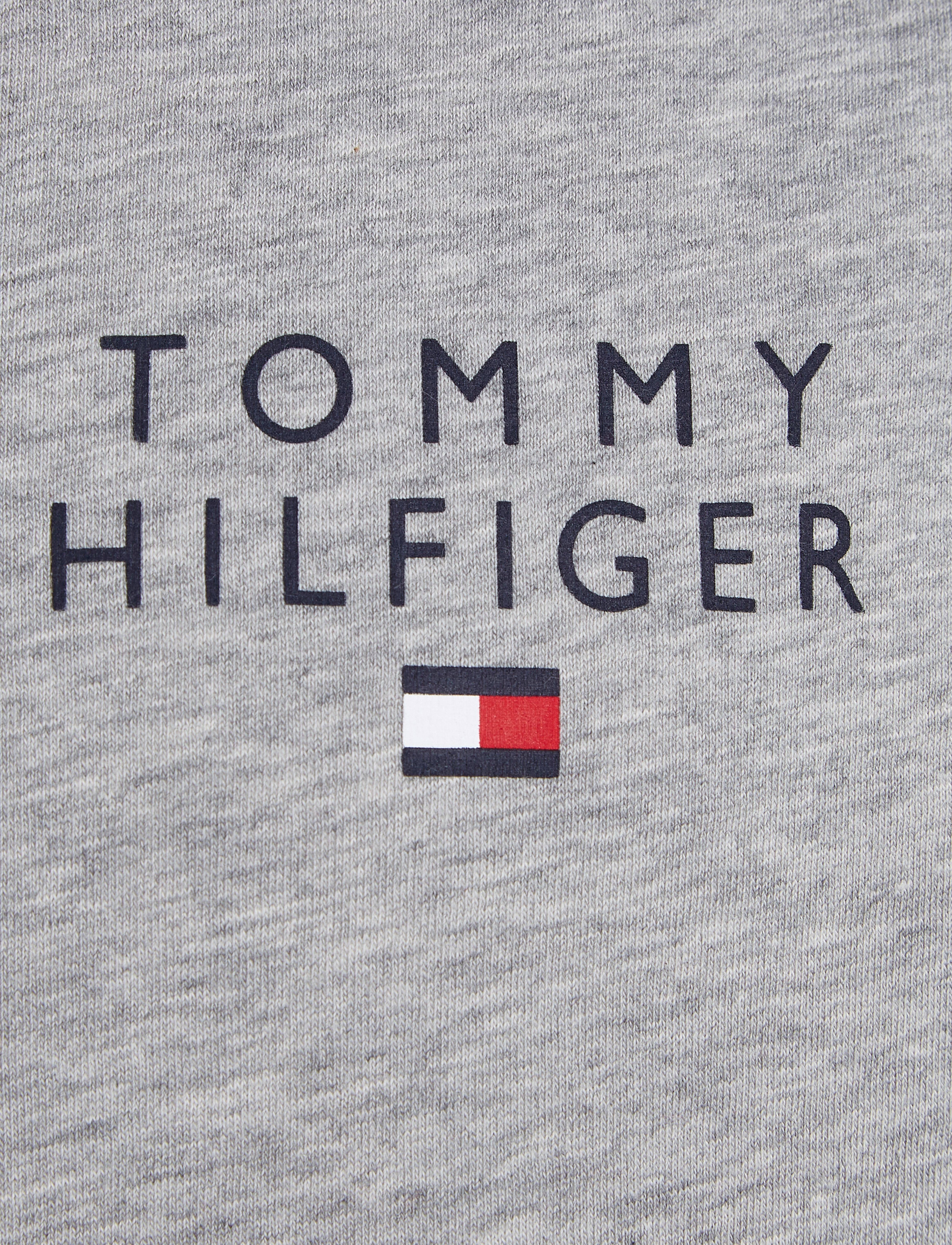 Tommy Hilfiger - CN SS TEE LOGO - kortærmede t-shirts - light grey heather - 4