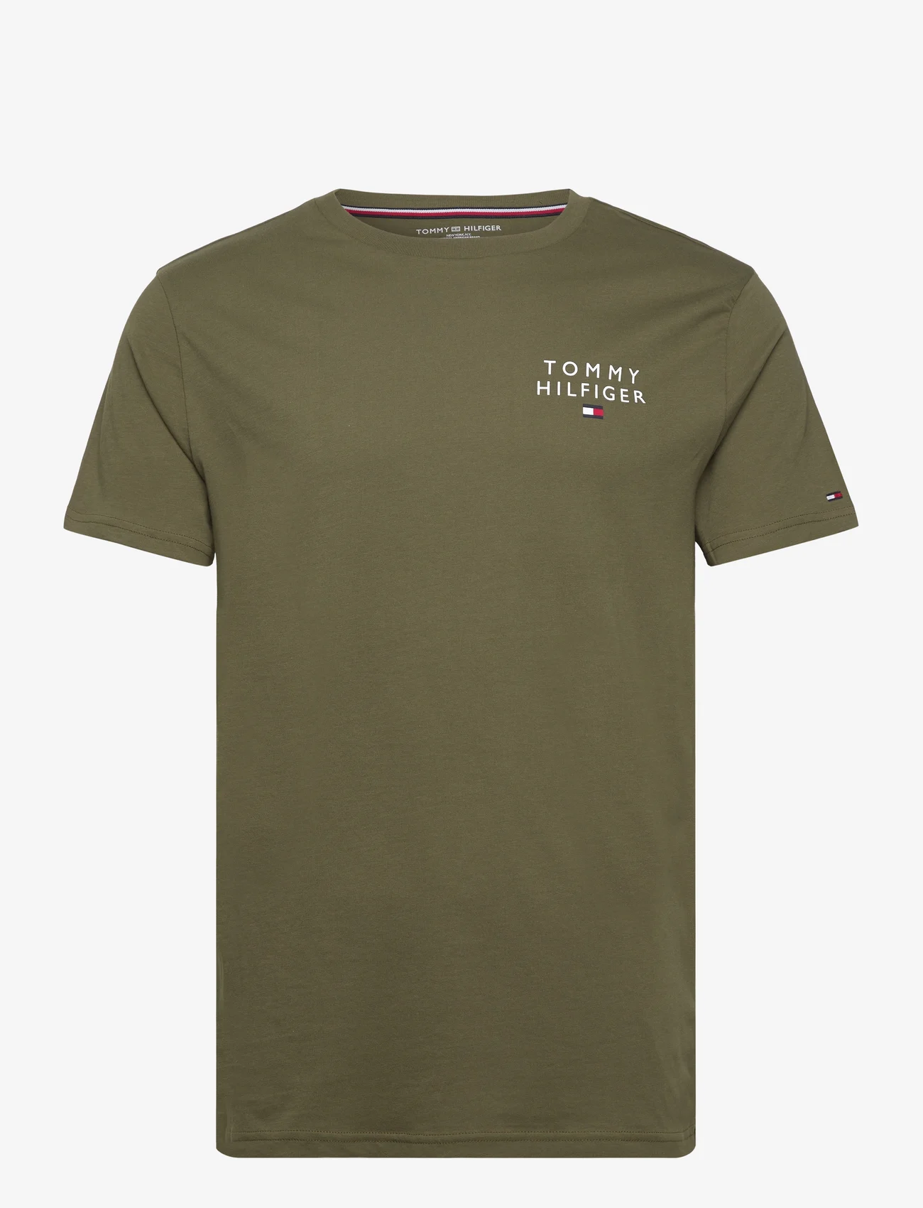 Tommy Hilfiger - CN SS TEE LOGO - short-sleeved t-shirts - putting green - 0