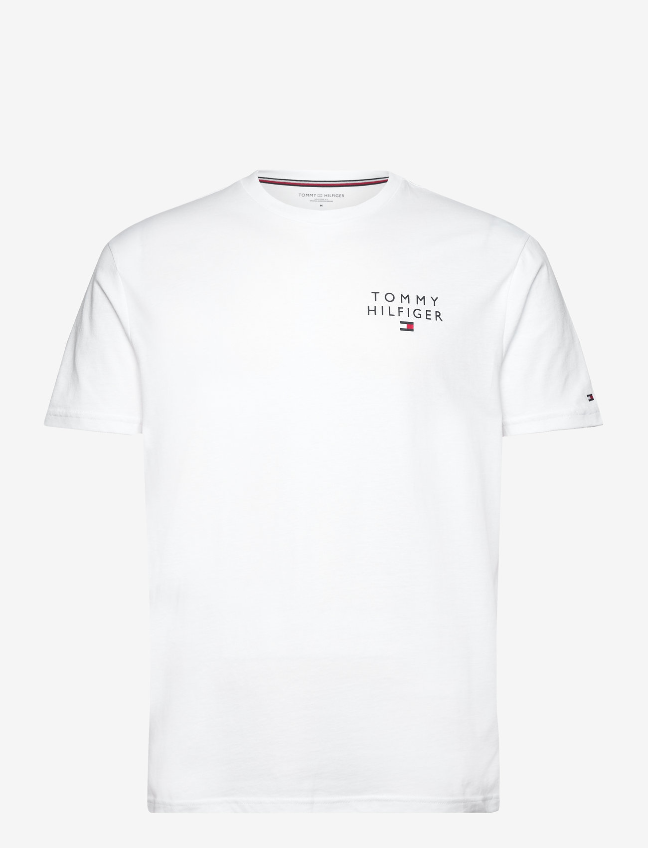 Tommy Hilfiger - CN SS TEE LOGO - kurzärmelig - white - 0