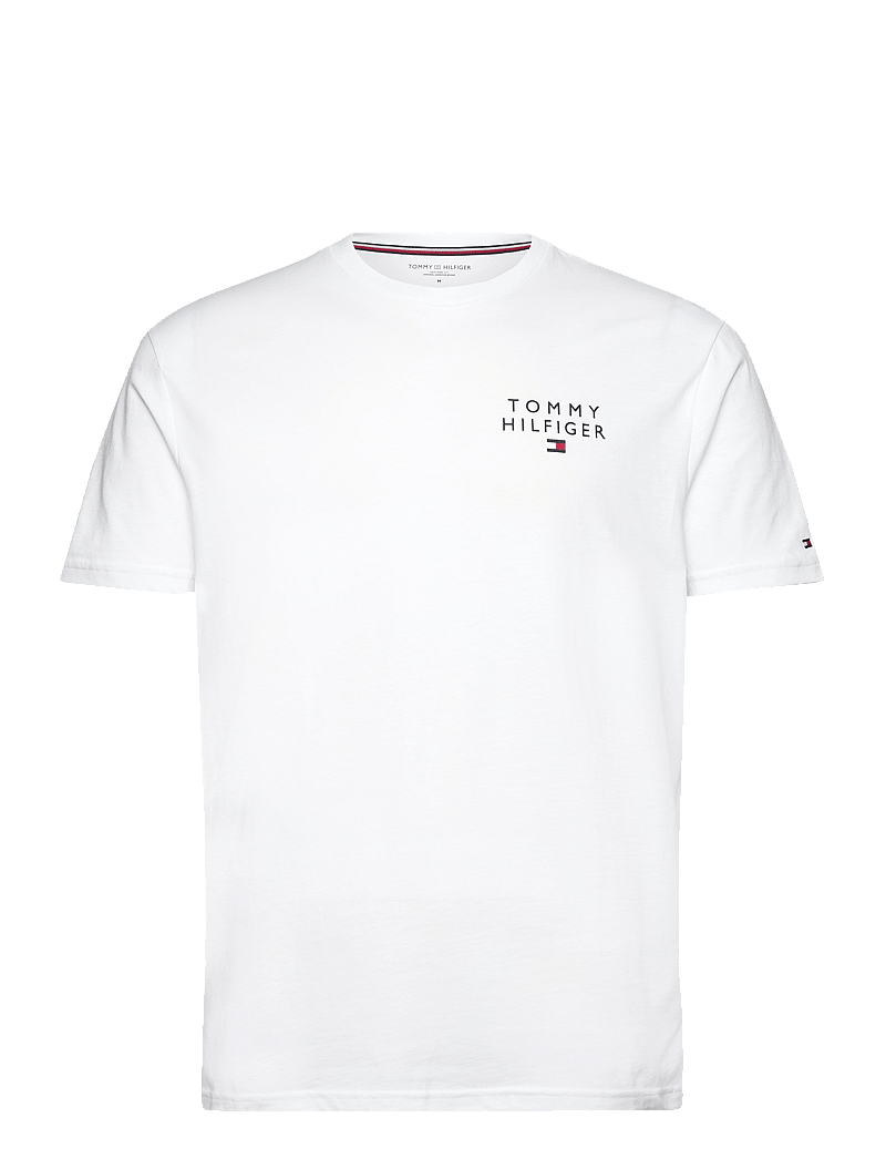 Tommy Hilfiger - CN SS TEE LOGO - kurzärmelig - white - 0